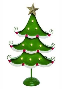 Metal Light Up Christmas Tree