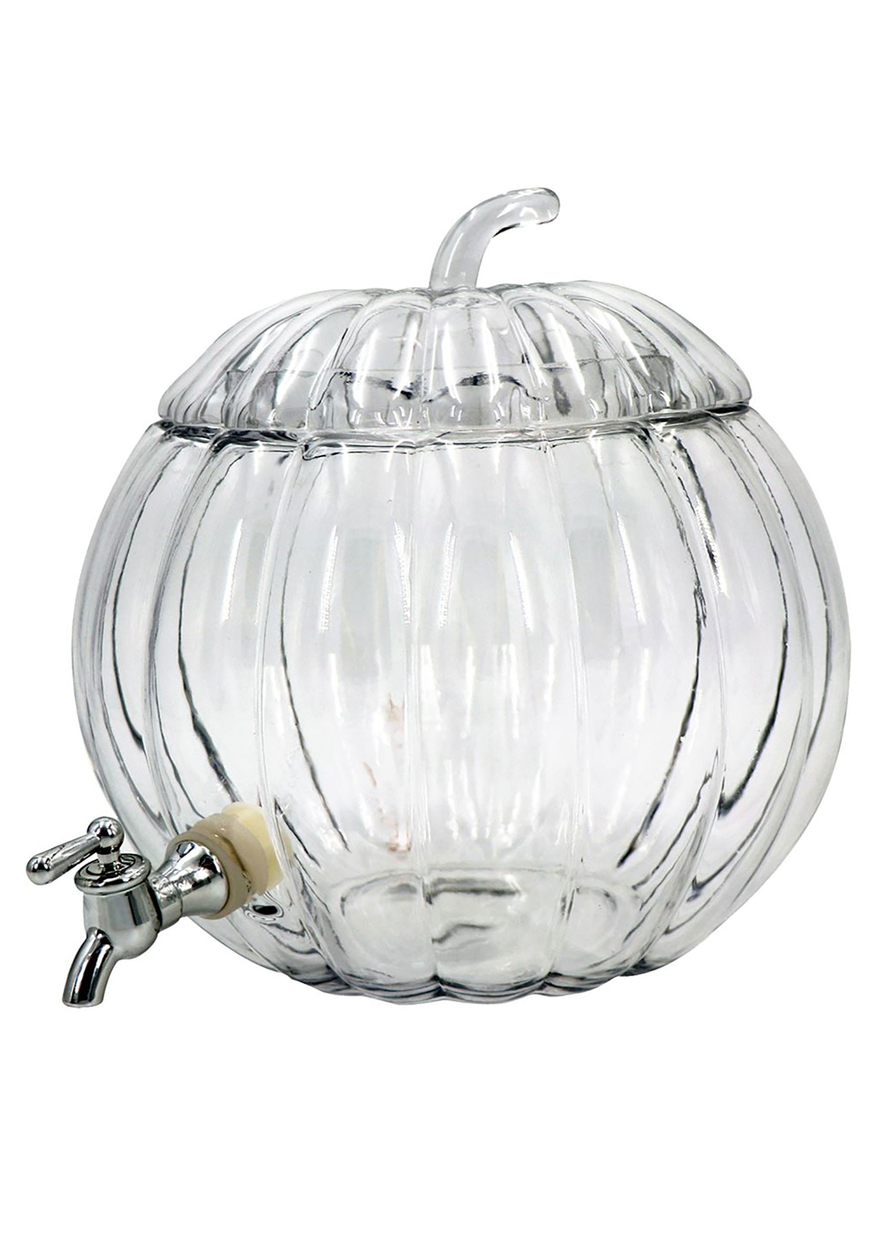 2 Gallon Glass Pumpkin Drink Dispenser