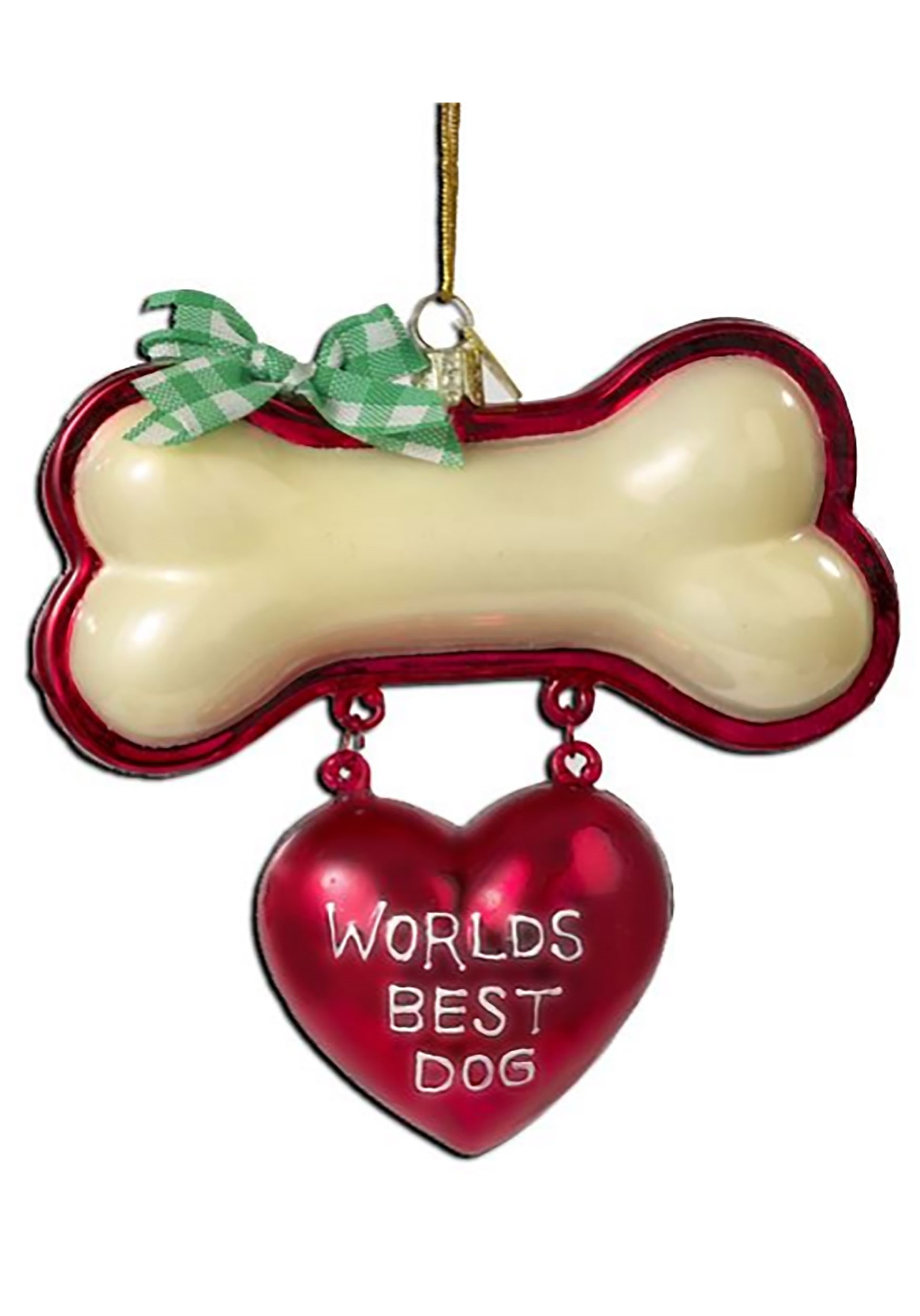 World's Best Dog Noble Gems Ornament