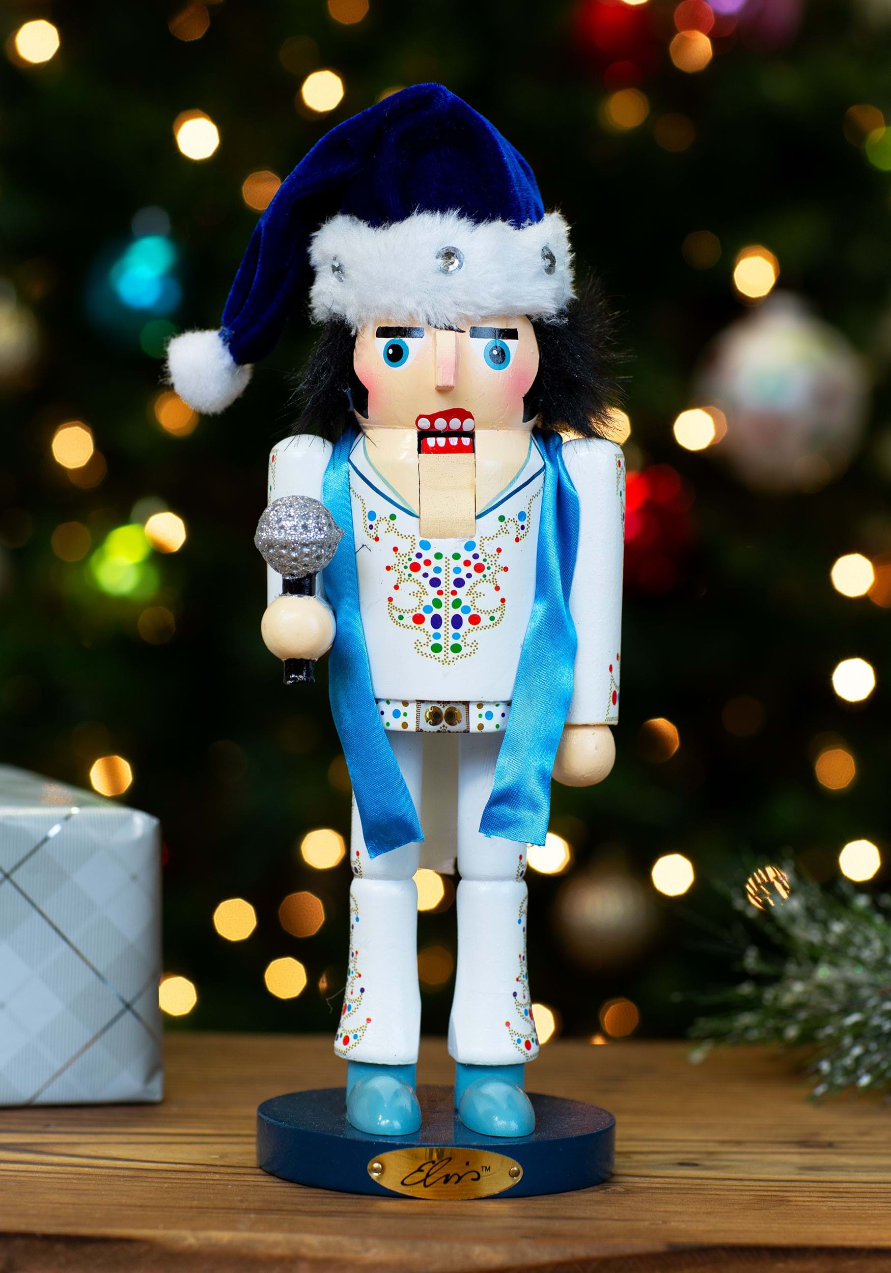 11 Inch Elvis Presley The King Nutcracker , Elvis Christmas Decoration