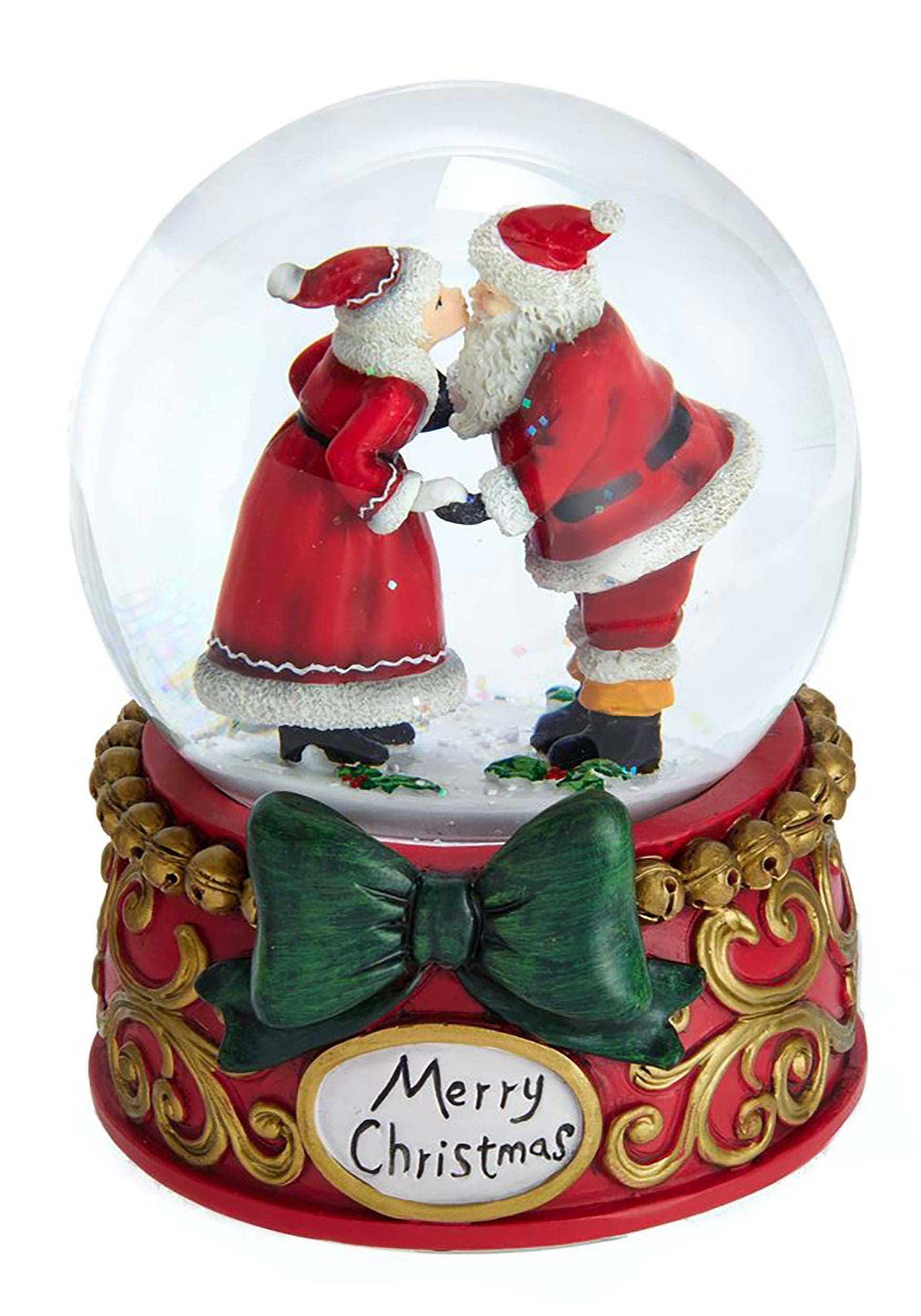 Musical Mr. & Mrs. Claus Snowglobe