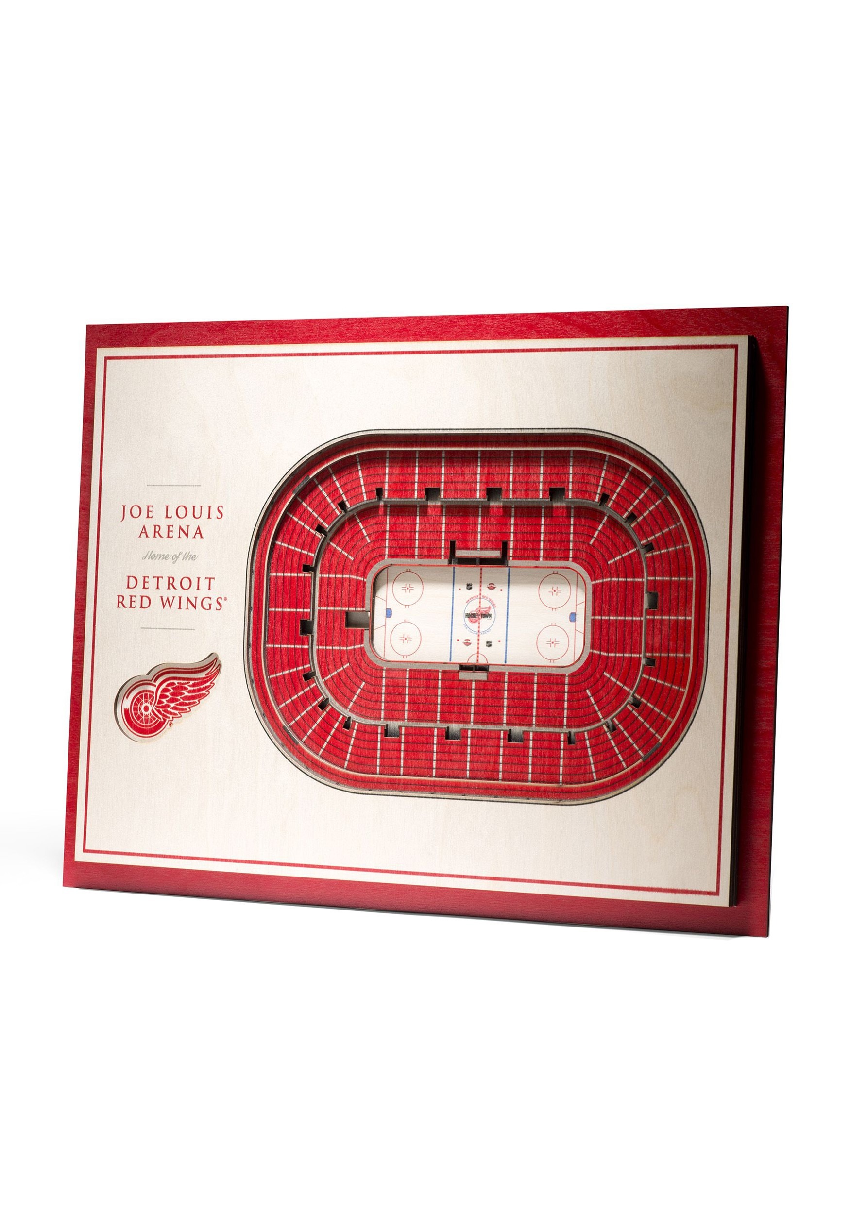 Detroit Red Wings NHL 5-Layer Stadium Wall Art