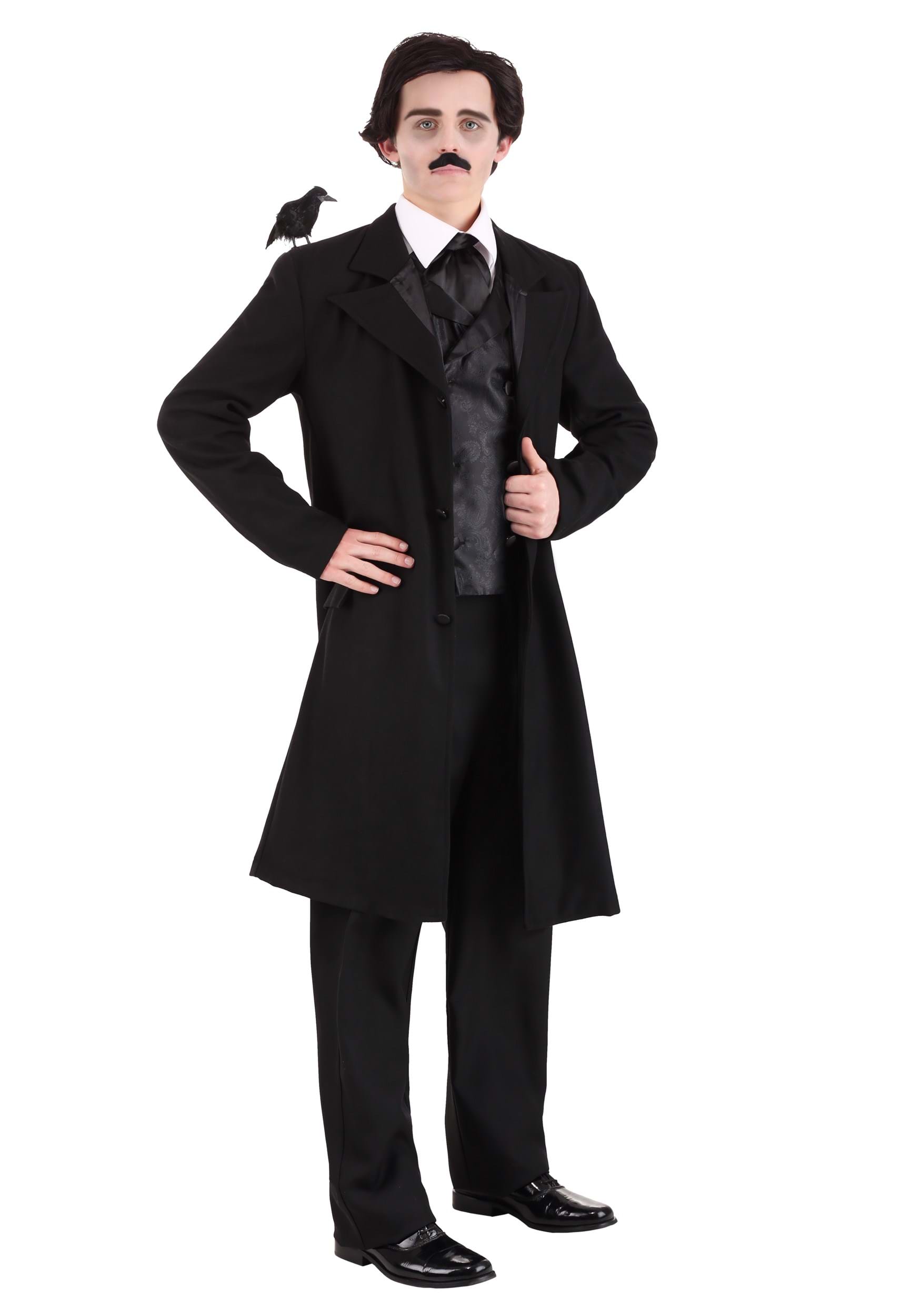 Photos - Fancy Dress Fancy FUN Costumes Exclusive Edgar Allan Poe  Dress Costume for Men Black F 