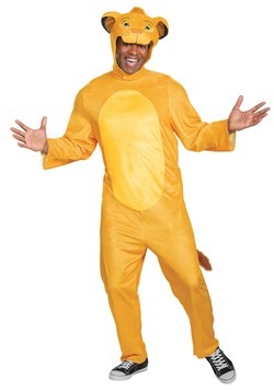 Lion King Animated Adult Simba Jumpsuit Costume