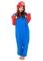 Super Mario Bros Mario Adult Kigurumi Costume