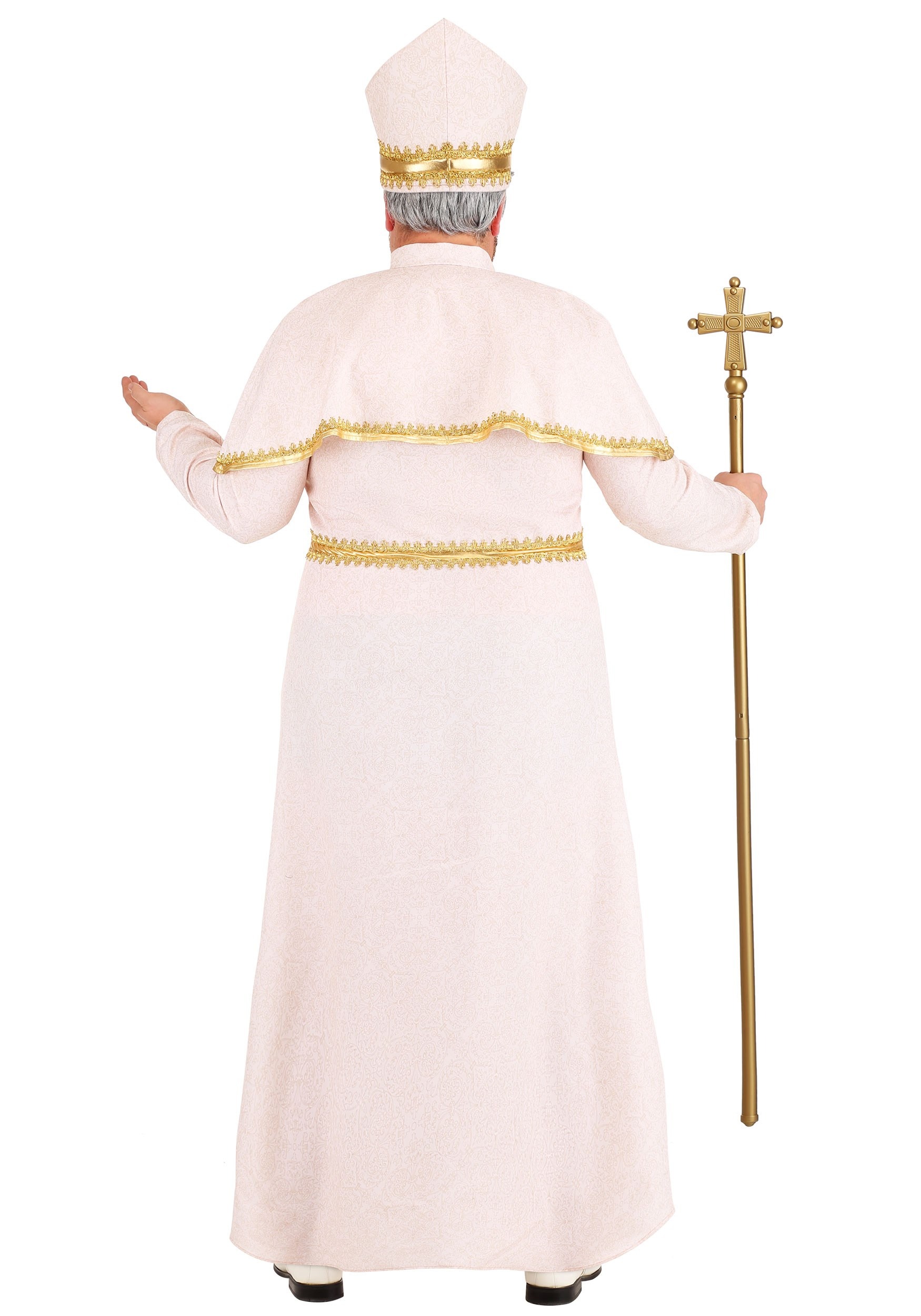 Men's Plus Size Pious Pope Fancy Dress Costume