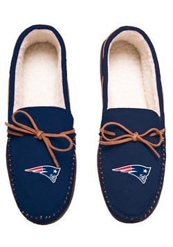 NEW ENGLAND PATRIOTS TEAM COLOR BIG LOGO MOCCASIN