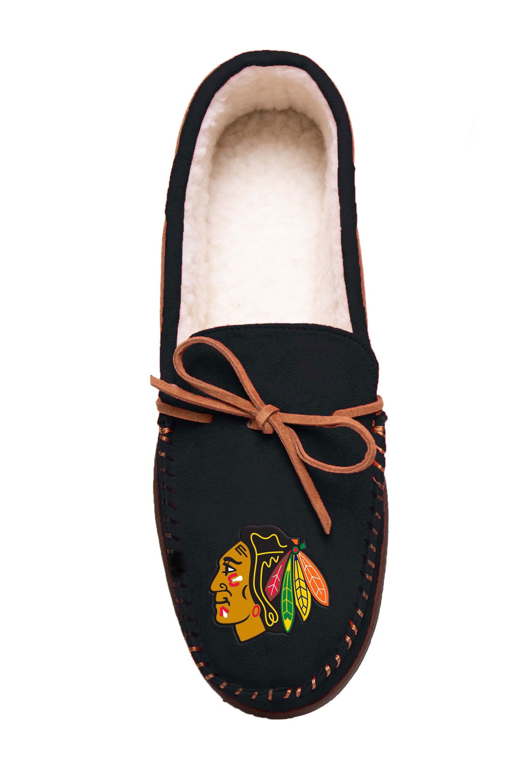 Chicago Blackhawks Team Color Big Logo Moccasin