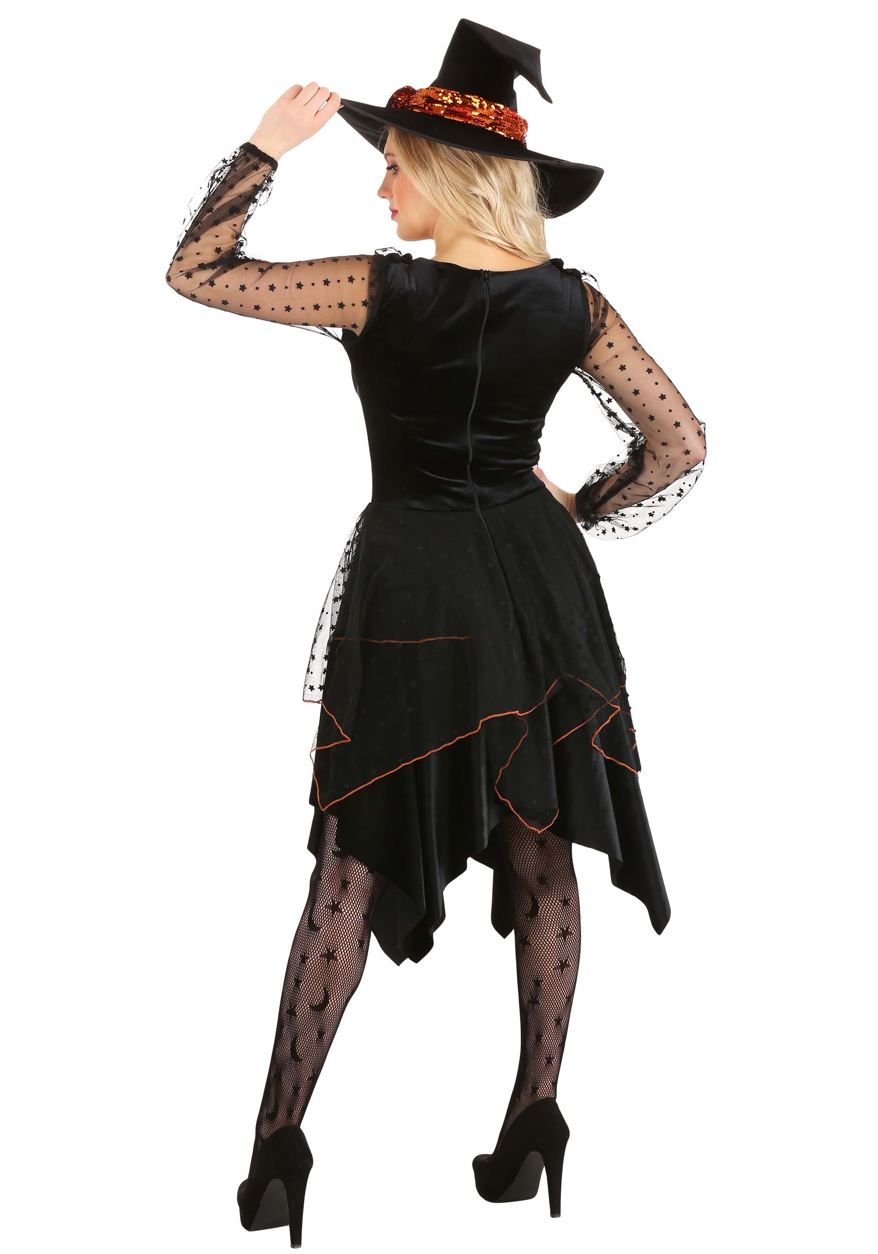 Starlit Witch Fancy Dress Costume For Women