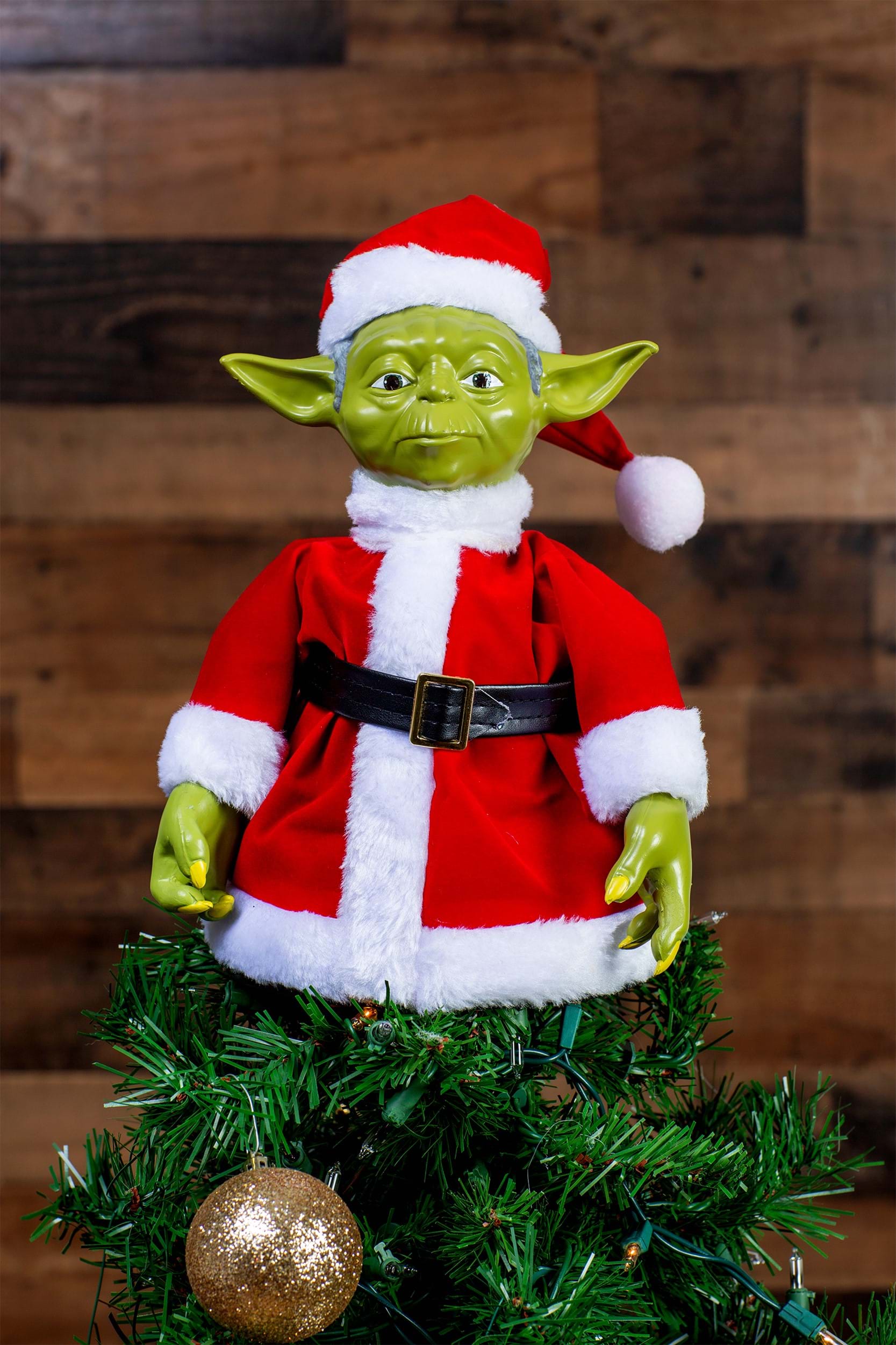 Treetopper/Tablepiece Yoda Santa