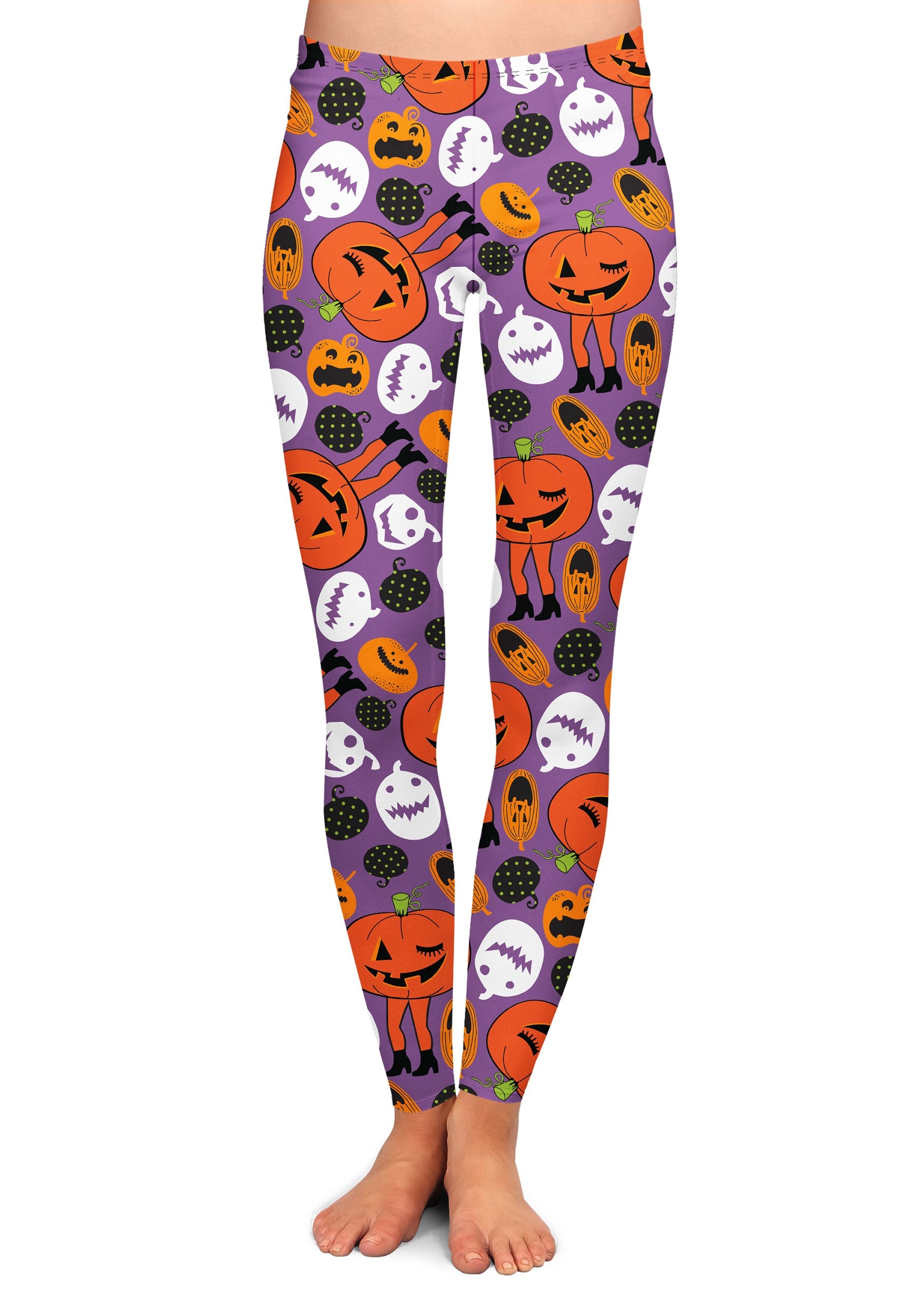 Attack of the Pumpkins Two Left Feet Women's Leggings