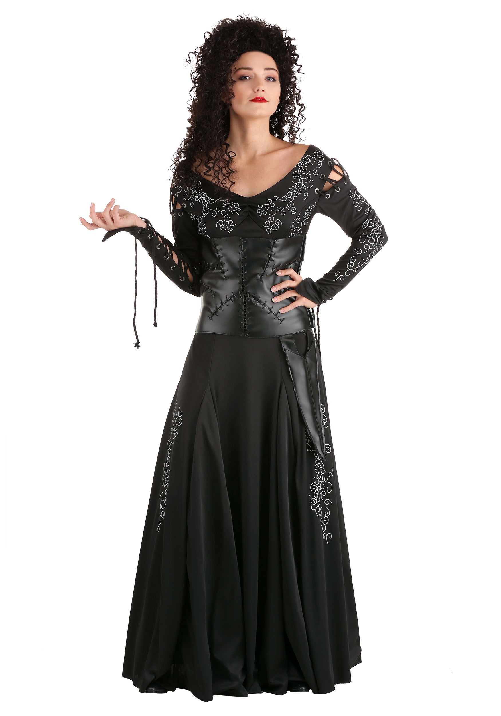 Harry Potter Bellatrix Lestrange Fancy Dress Costume | Harry Potter Women's Fancy Dress Costume