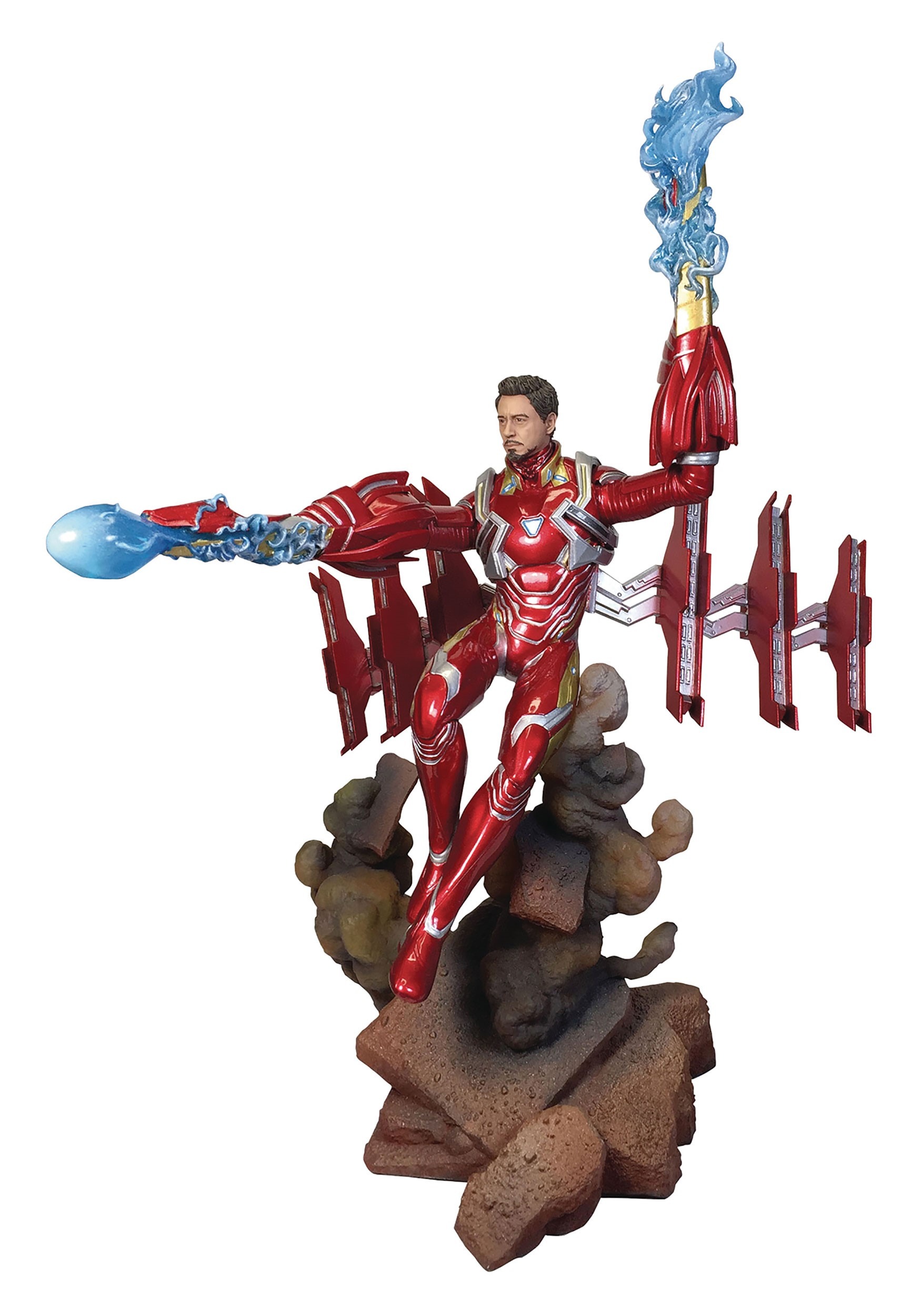 Marvel Iron Man MK50 Unmasked PVC Diorama Figure