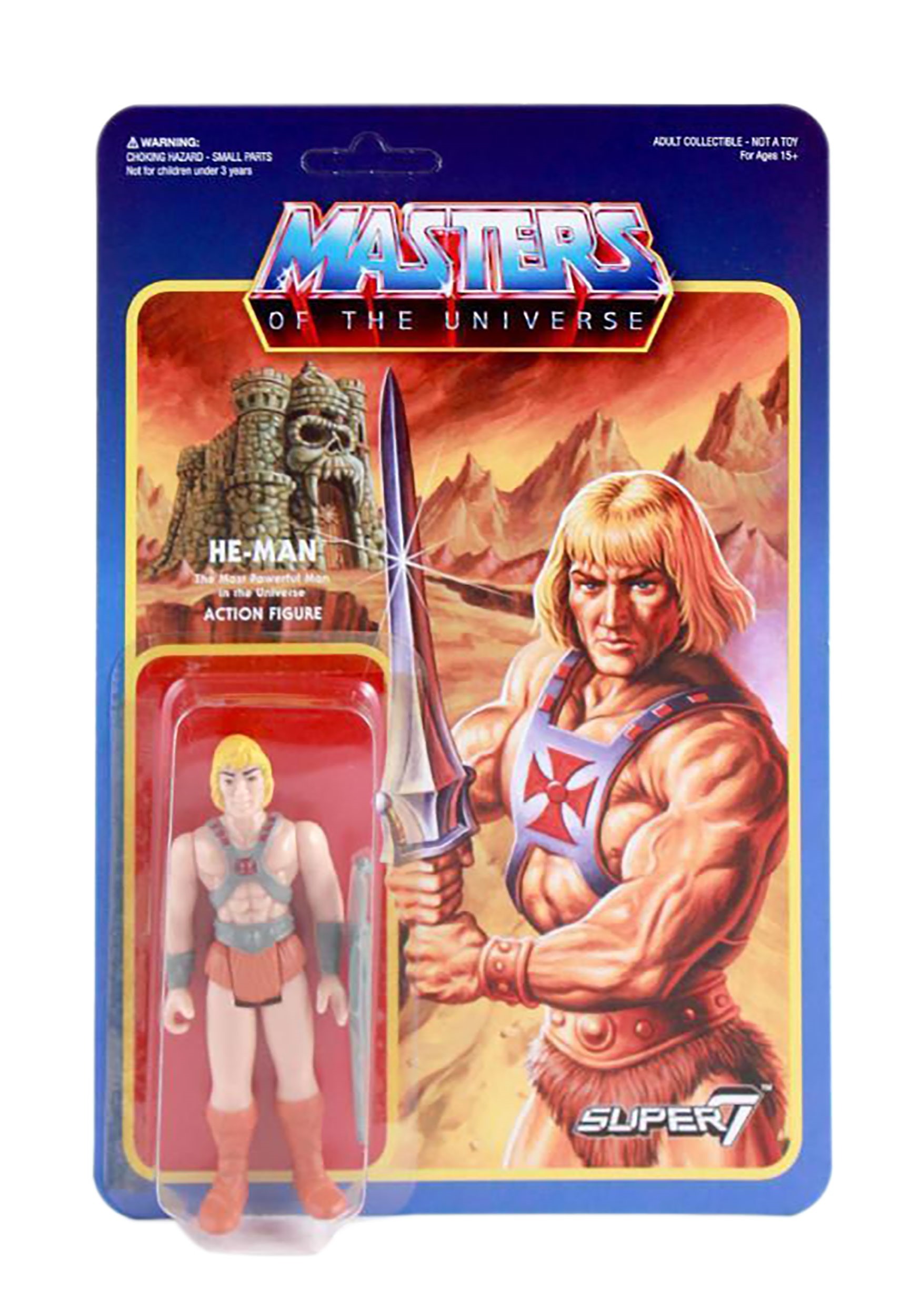 Reaction He Man Masters Of The Universe Action Figure
