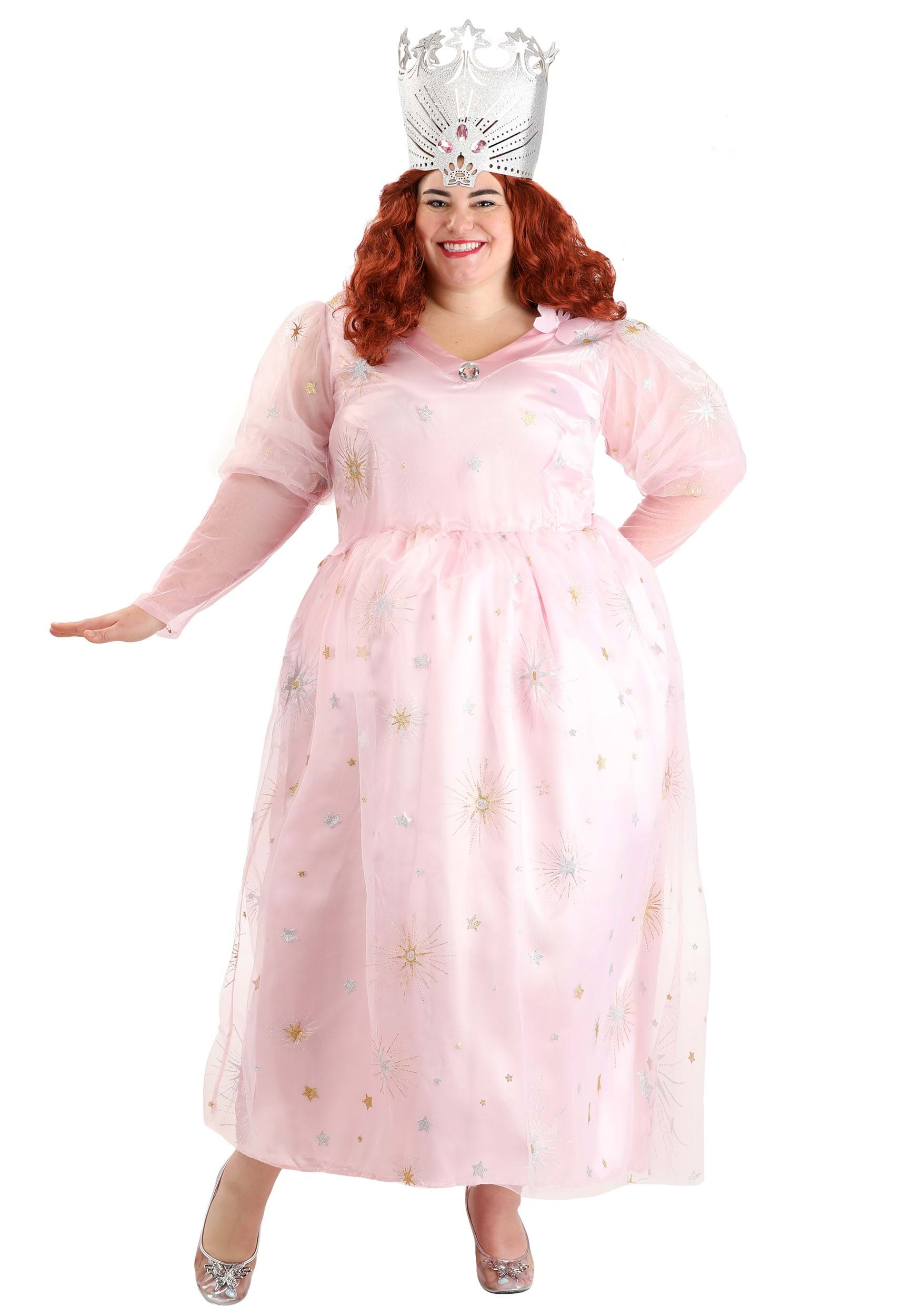 Wizard Of Oz Glinda Adult Plus Size Fancy Dress Costume