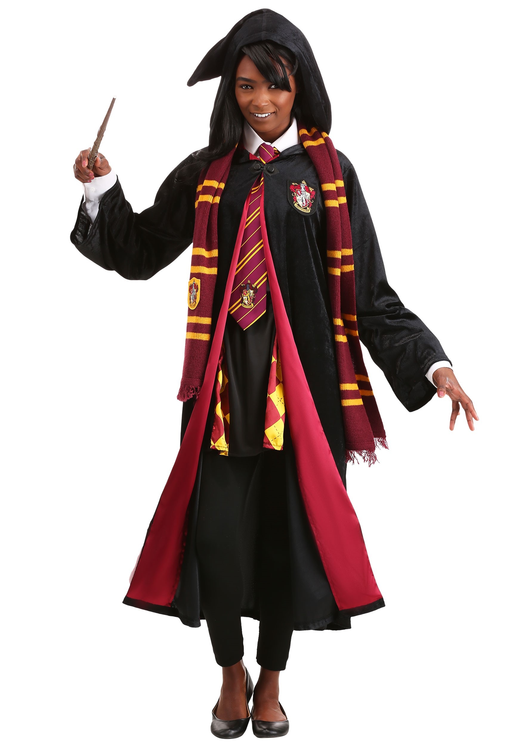 Plus Size Adult Harry Potter Deluxe Gryffindor Robe