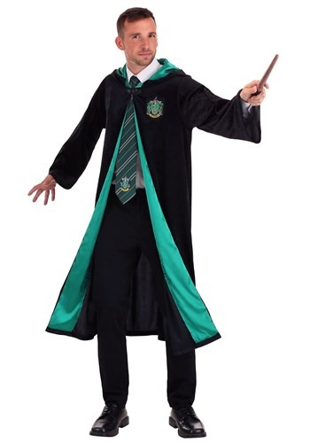 Harry Potter Adult Plus Size Deluxe Slytherin Robe
