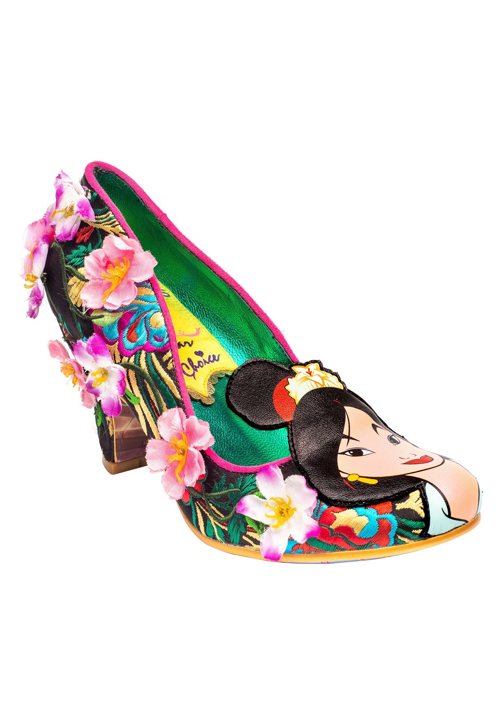 Irregular Choice Disney Princess Mulan Let Dreams Blossom Heels