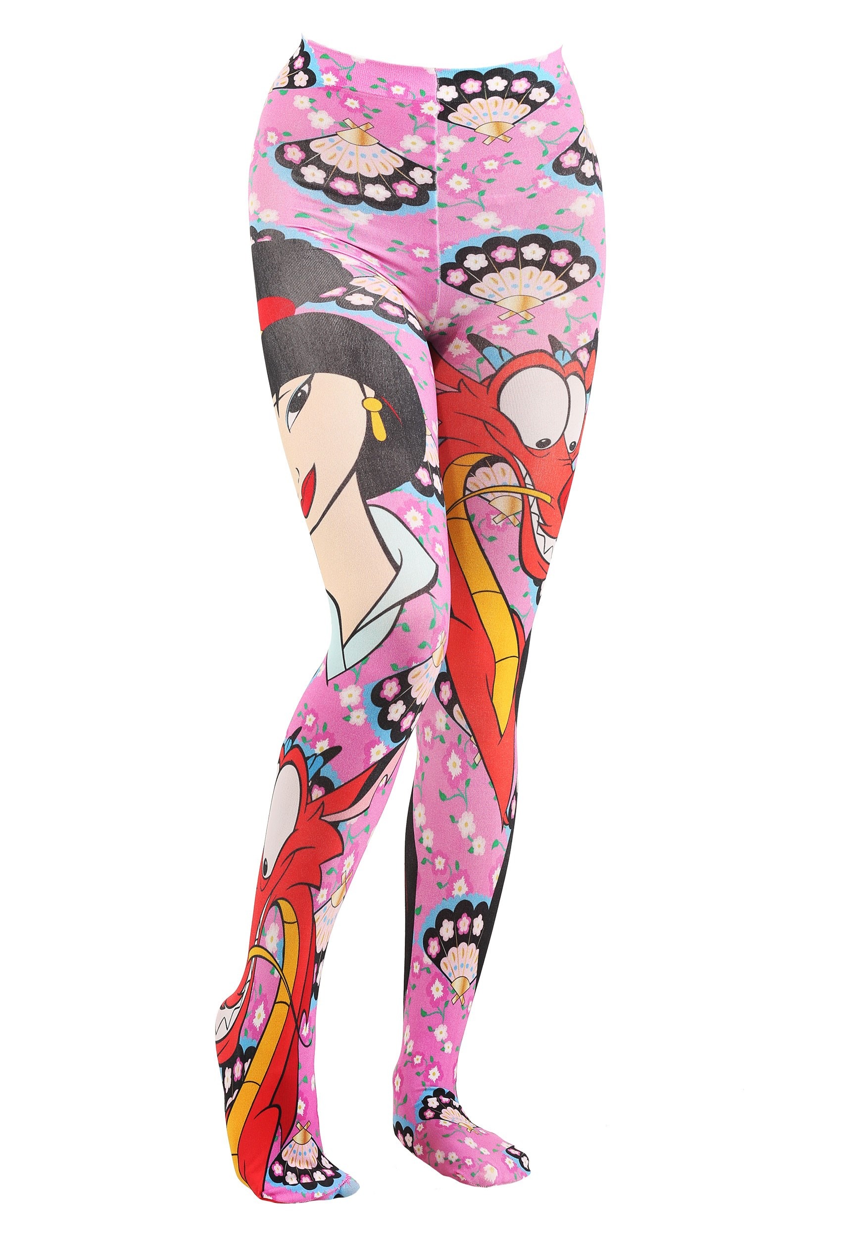 Irregular Choice Disney Princess Mulan and Mushu Leggings