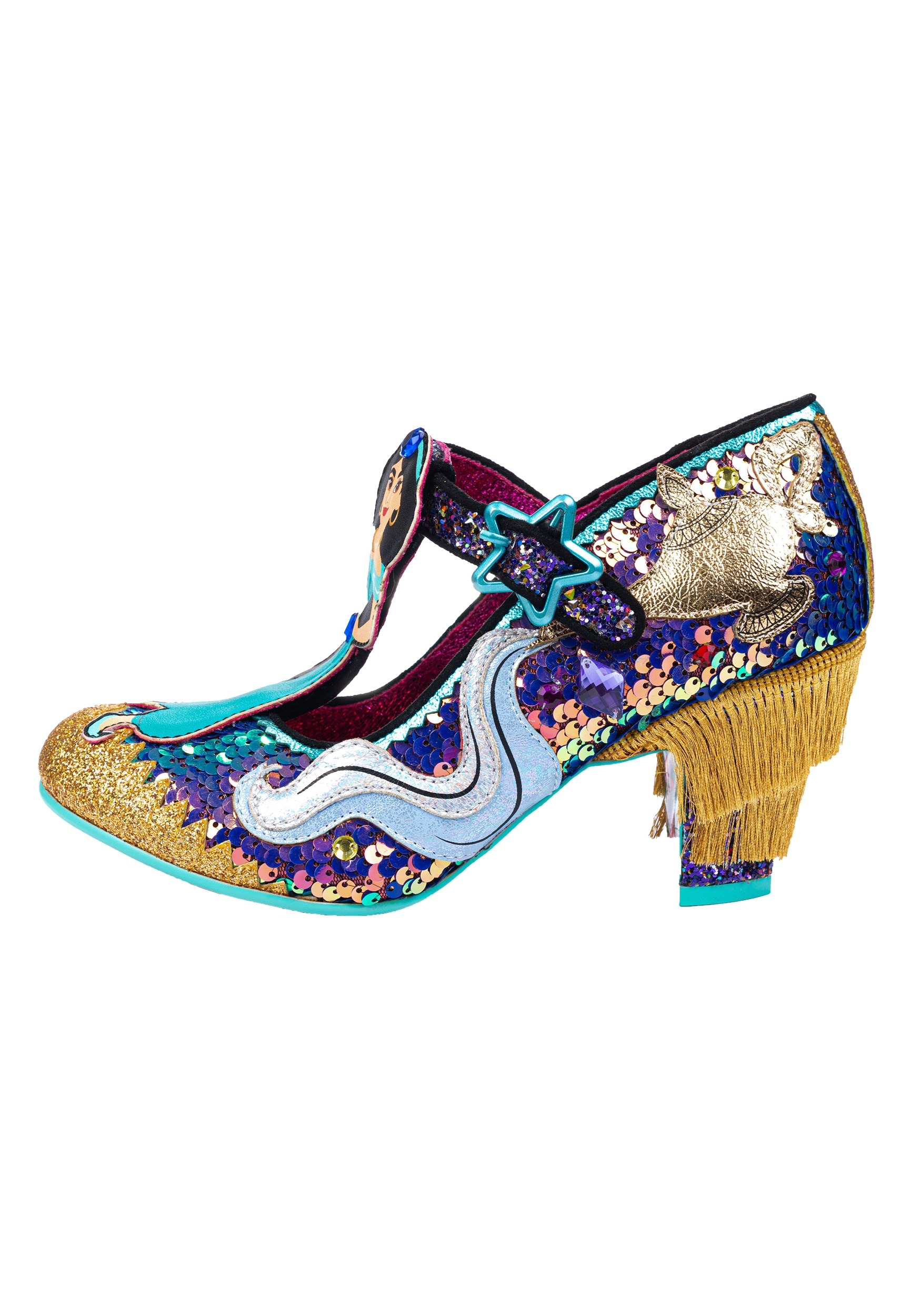 Irregular Choice Disney Princess- Aladdin 'A Whole New World' Heels