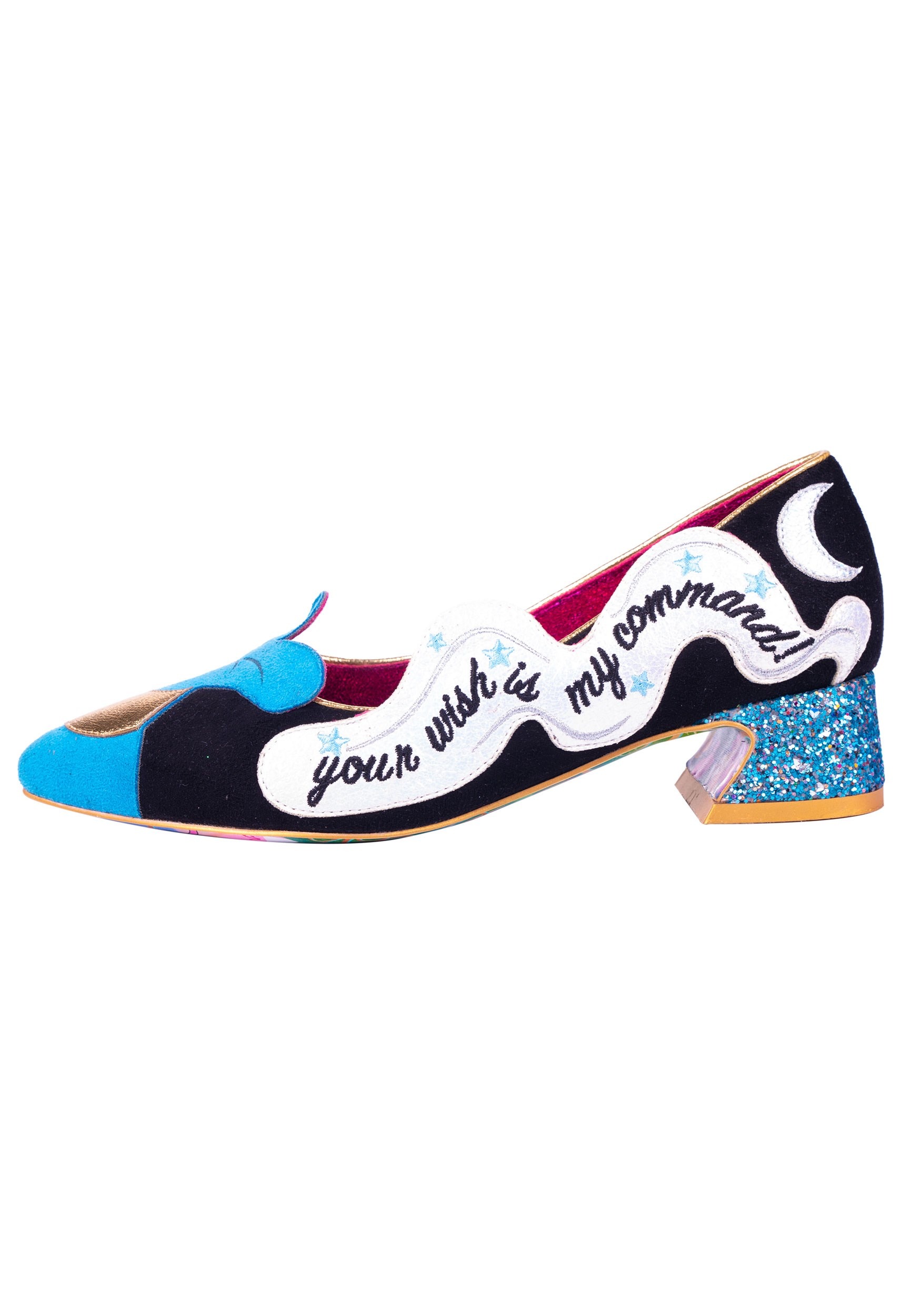 Irregular Choice Disney Princess- Aladdin 'At Your Service' Heels