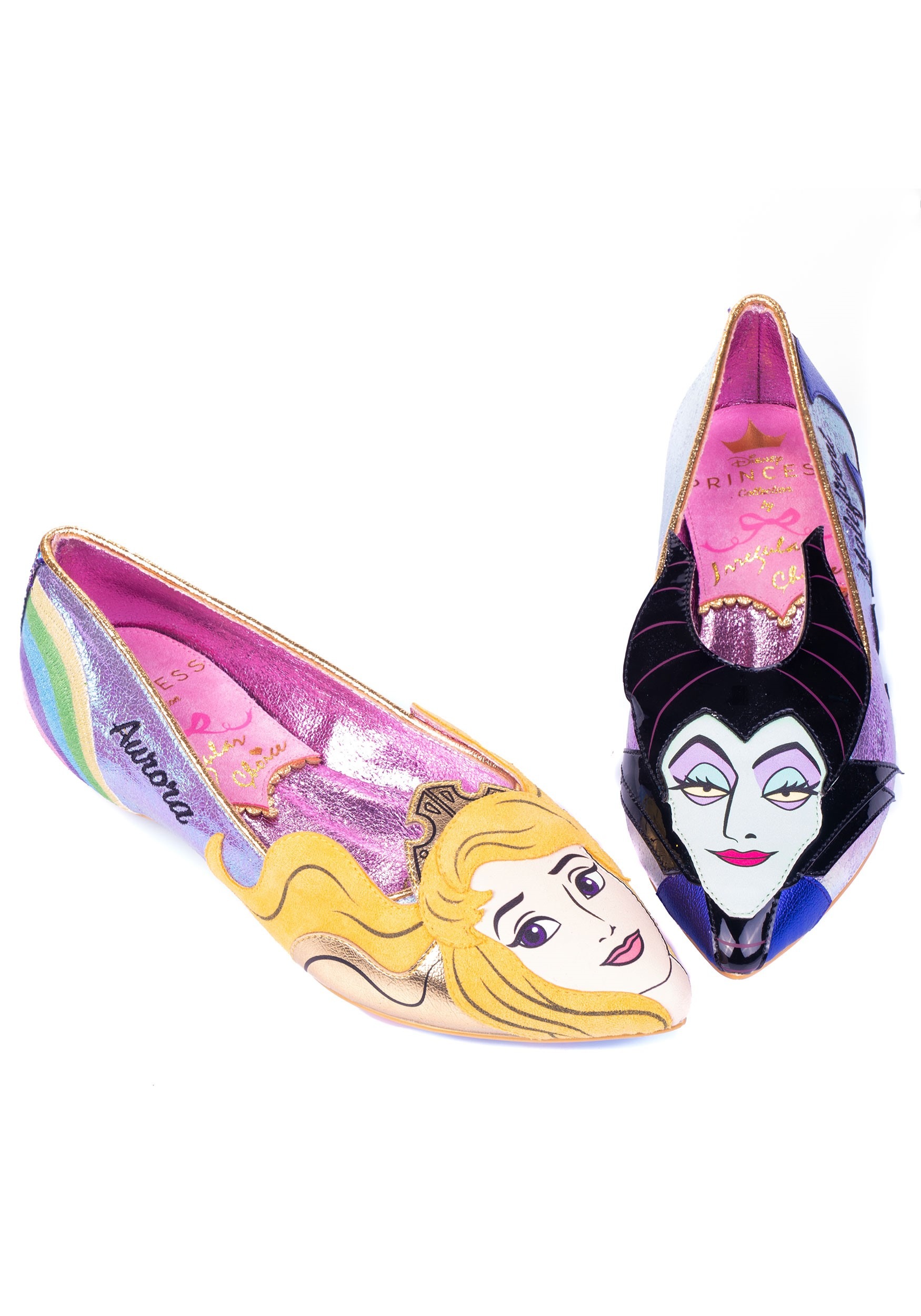 Irregular Choice Disney Princess- Sleeping Beauty 'Dark vs Light' Flats