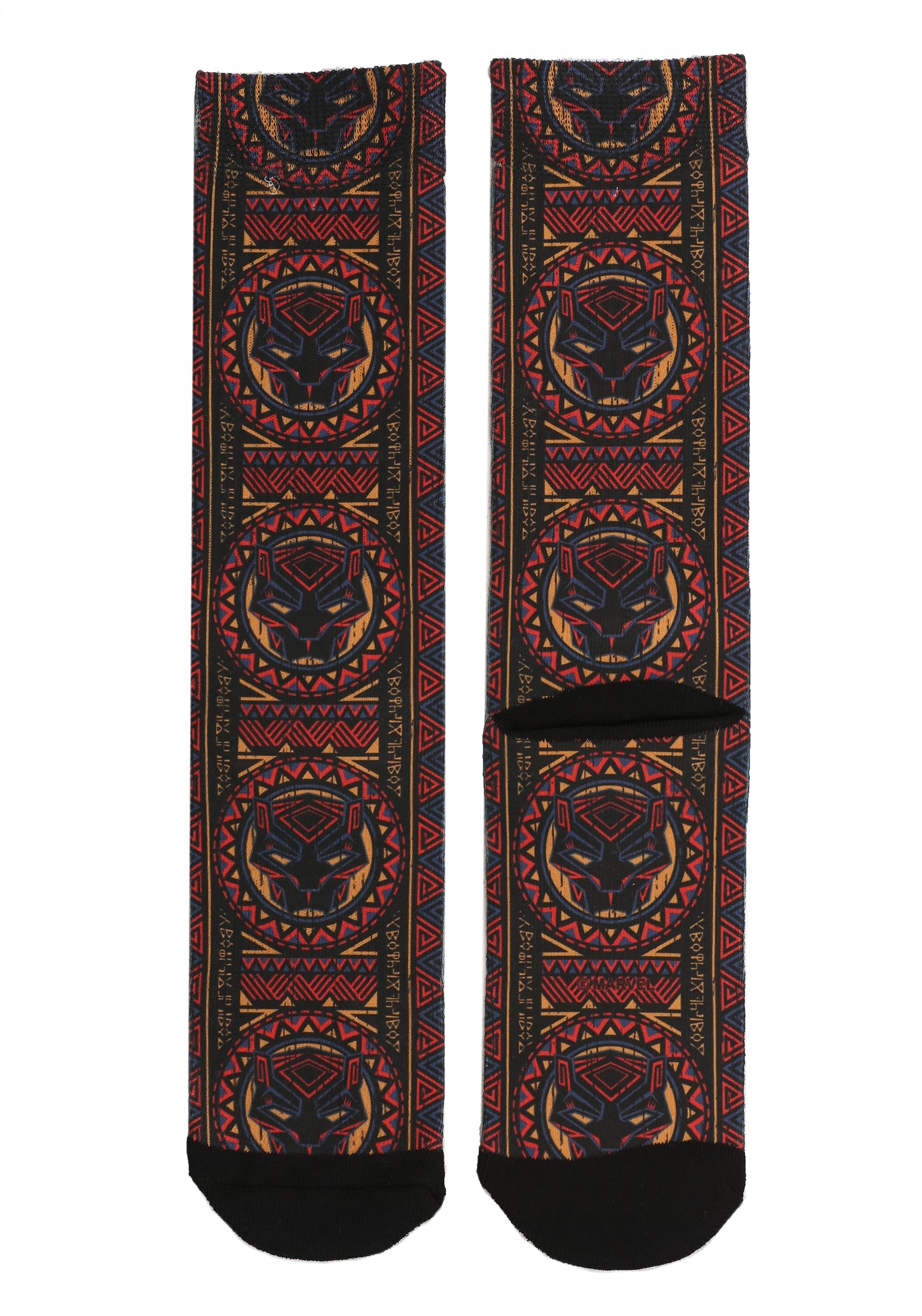 Marvel Black Panther Socks Sublimated Tribal Print