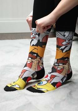 Looney Tunes Character Heads Sublimated Socks_Update