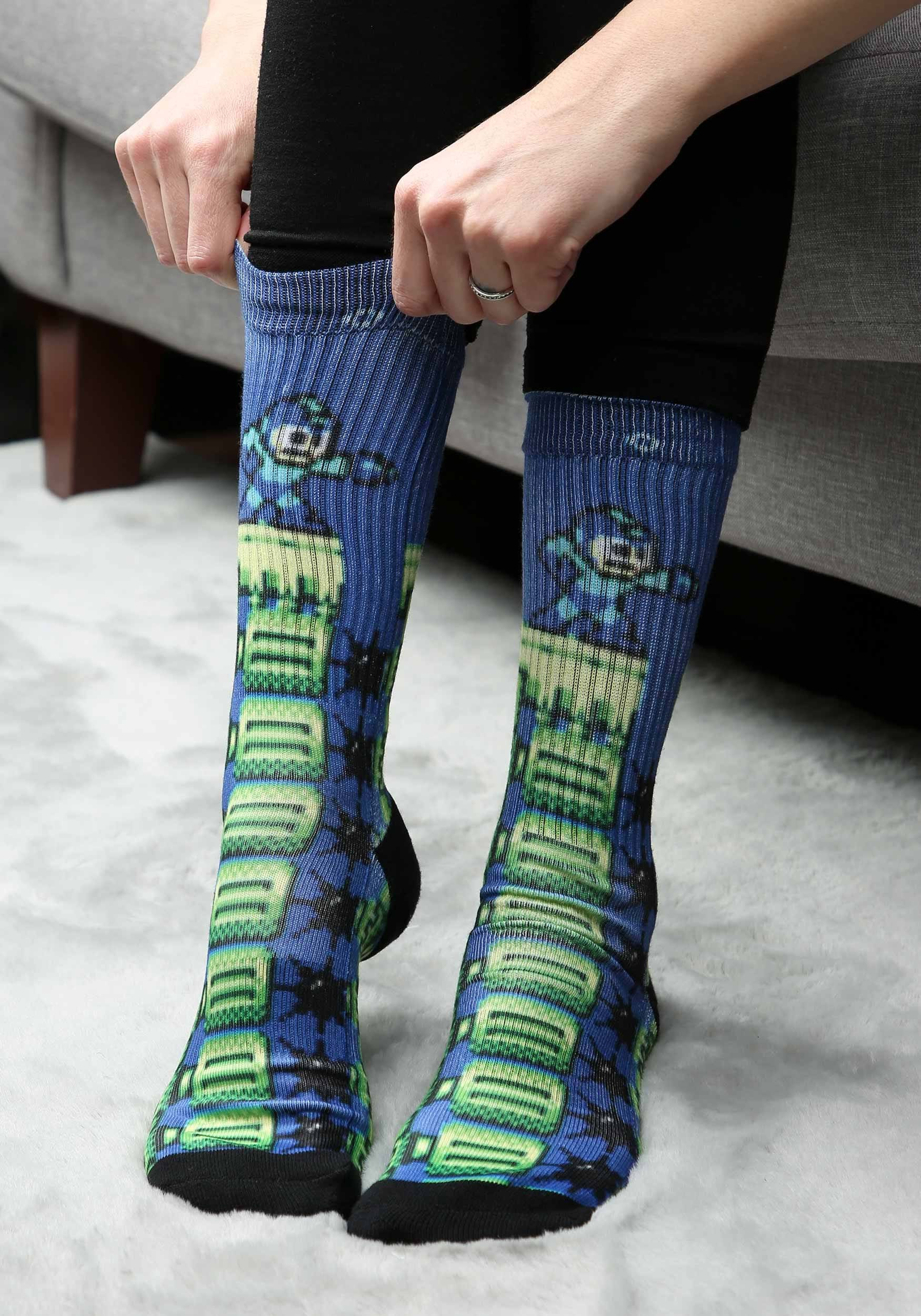 Mega Man Capcom Sublimated Socks