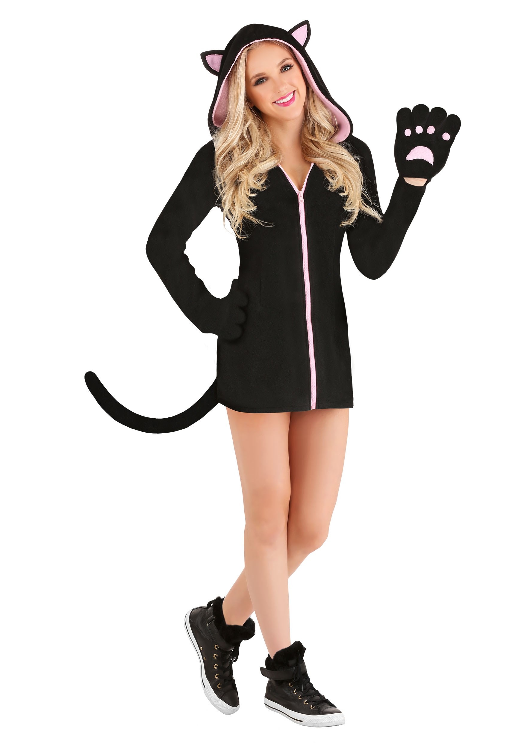Midnight Kitty Fancy Dress Costume For Women