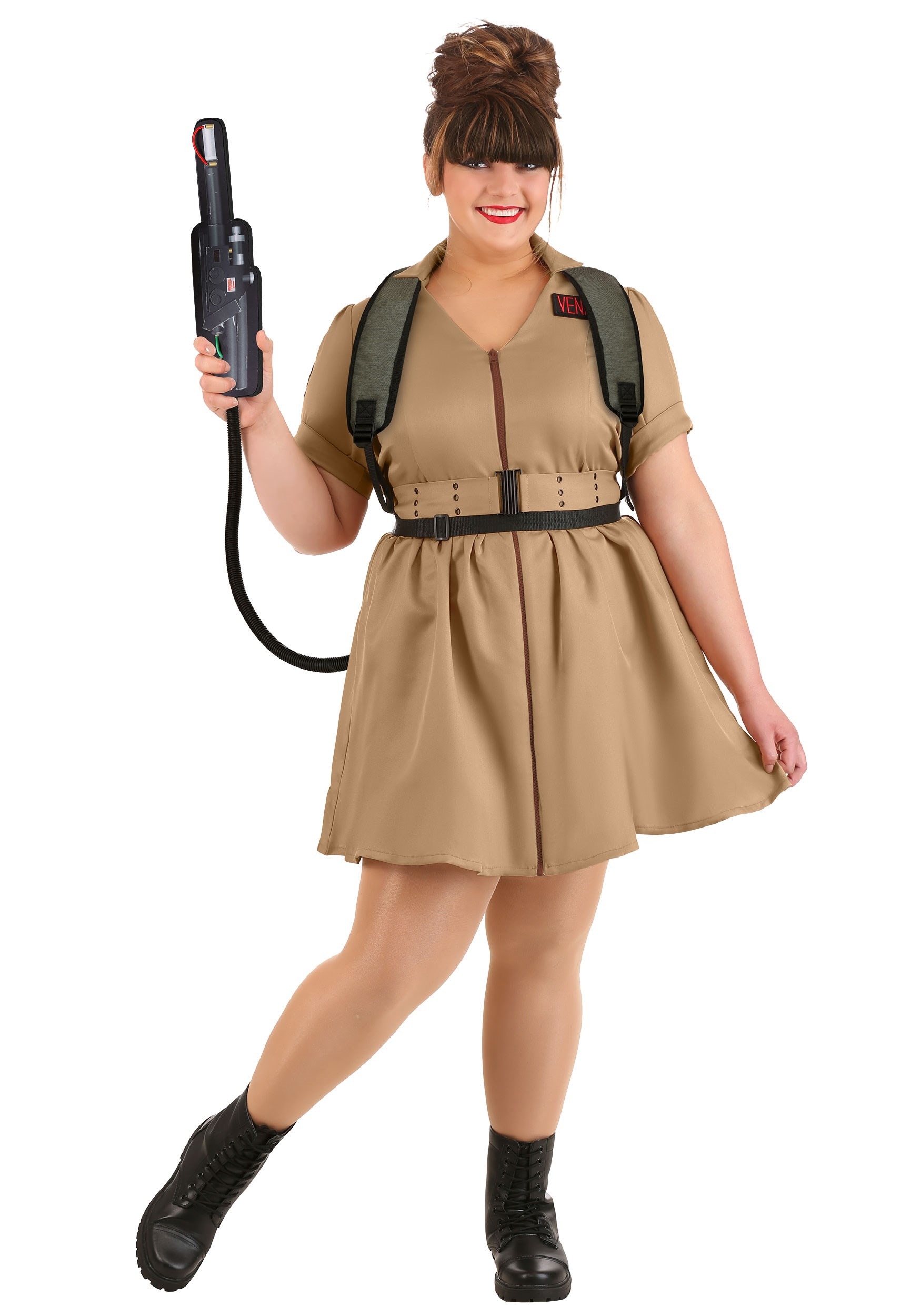 Ghostbusters Plus Size Fancy Dress Costume Dress for Women