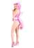 Womens Sequined Pink Seahorse Costume Alt 1