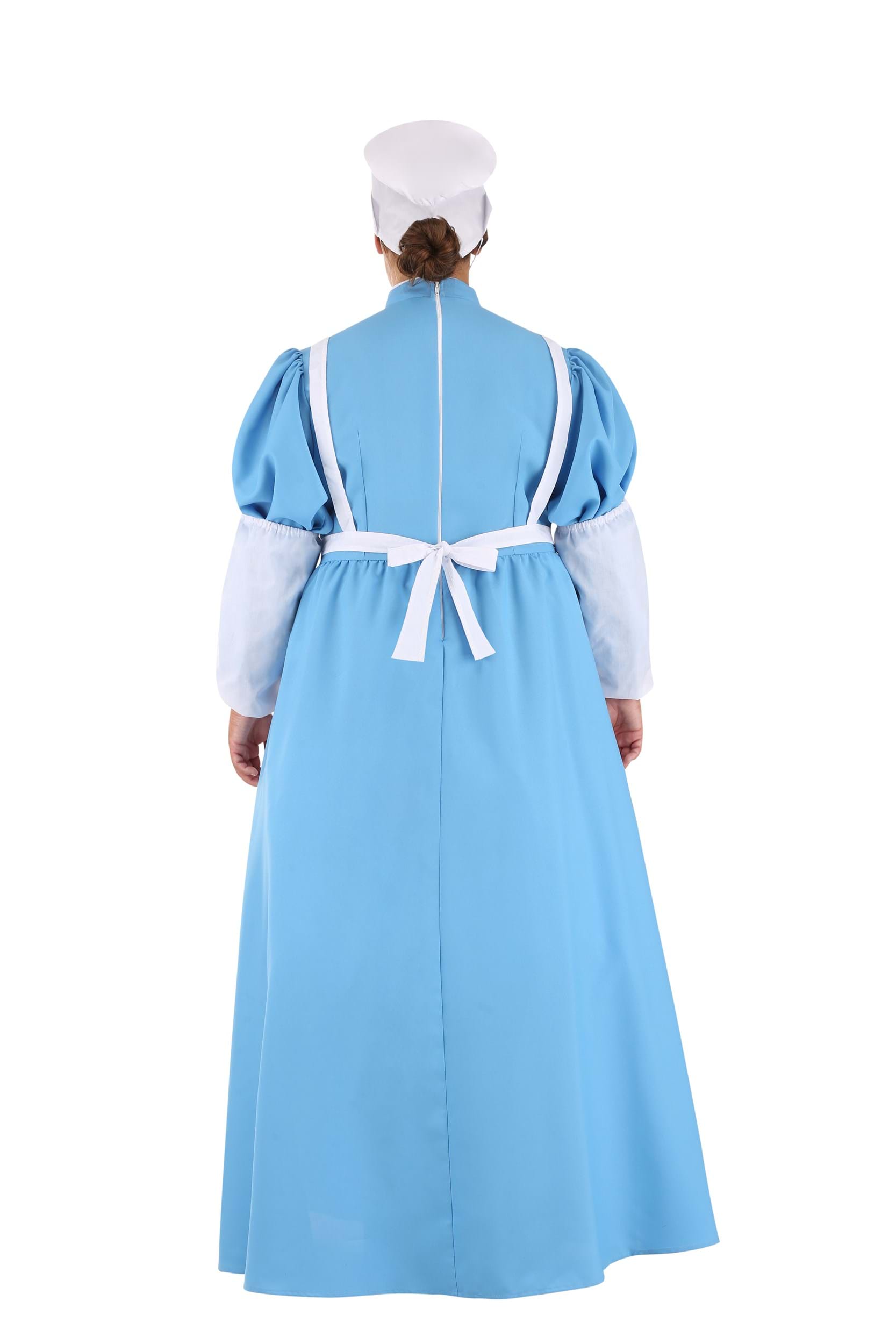 Plus Size Clara Barton Red Cross Fancy Dress Costume