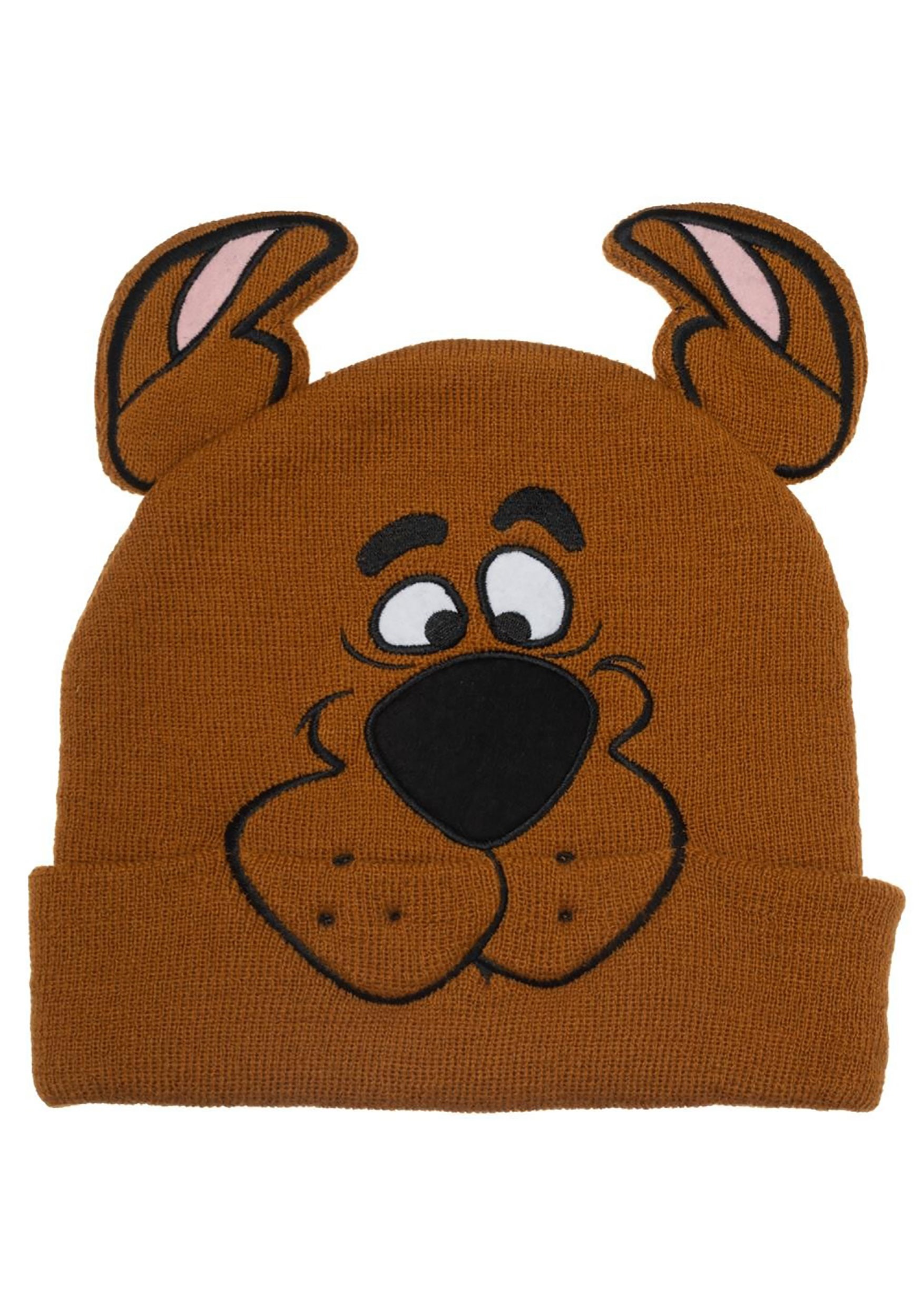 Big Face Scooby Doo 3D Ear Beanie