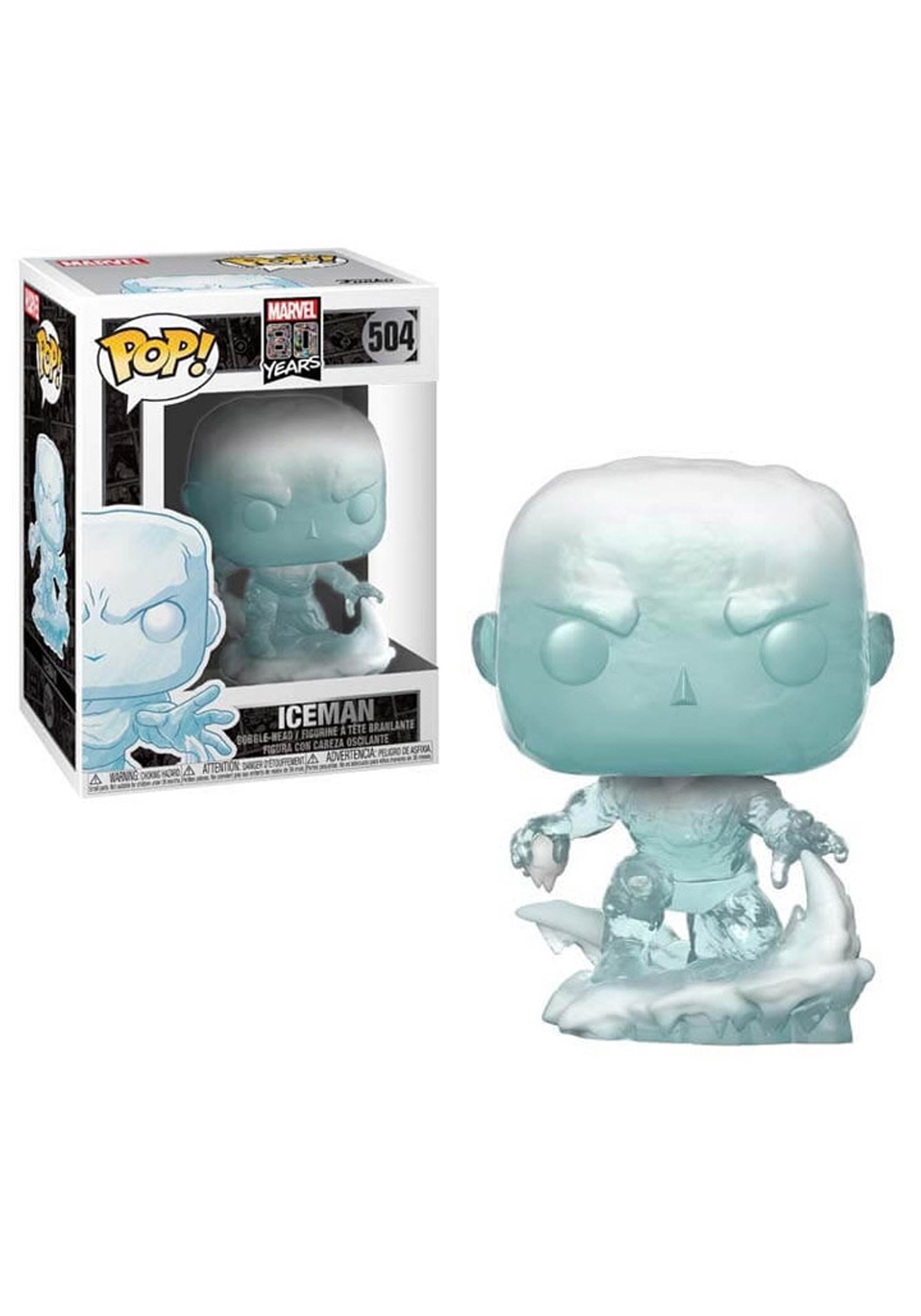 80th- First Appearance- Iceman Pop! Marvel Bobblehead Figure