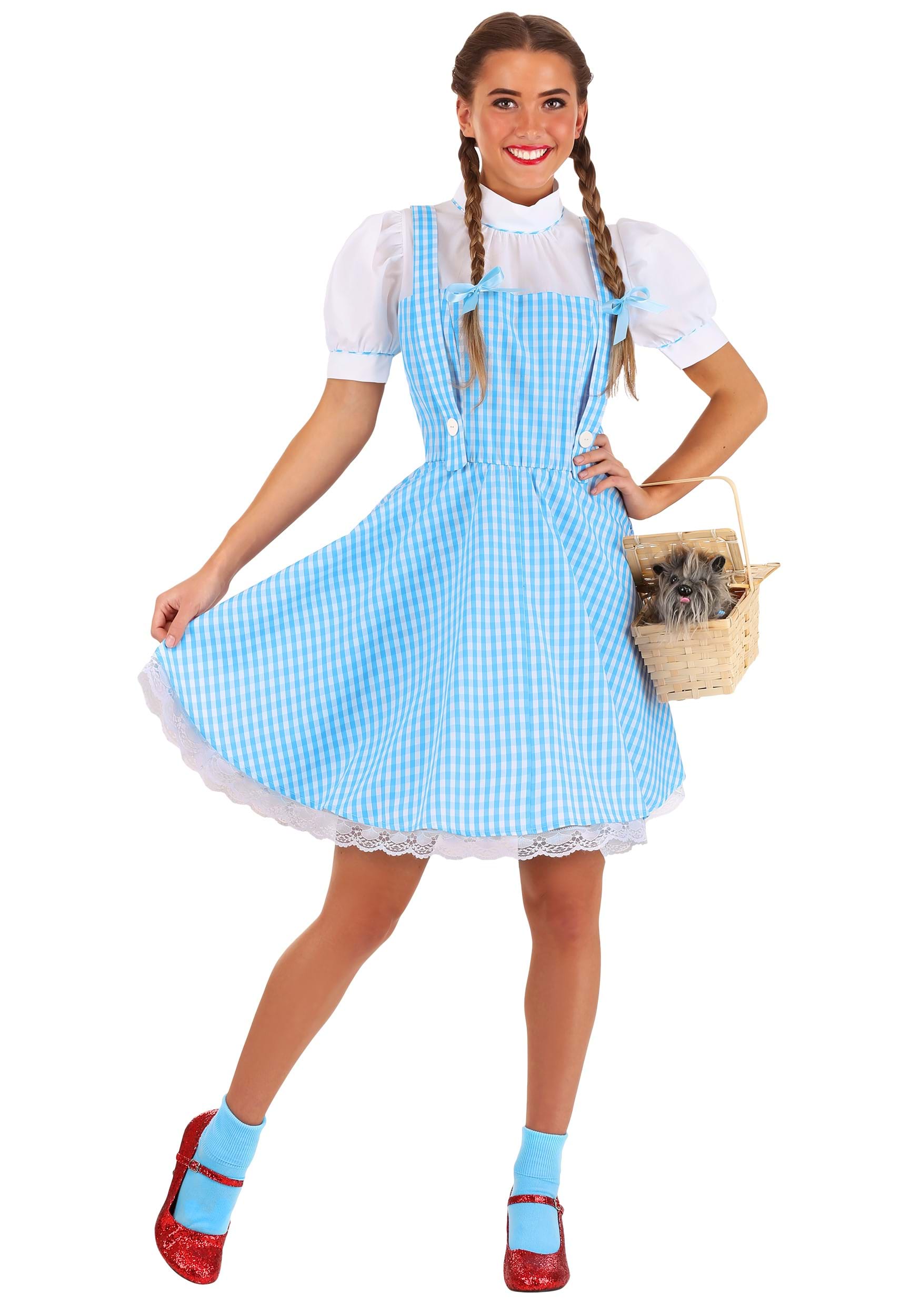Made to Measure Blue/White Gingham Dorothy Petticoat Skirt