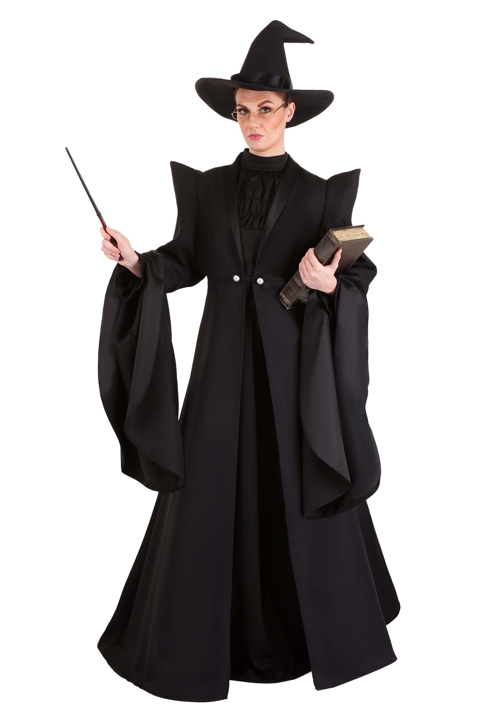 Plus Size Deluxe Harry Potter McGonagall Fancy Dress Costume