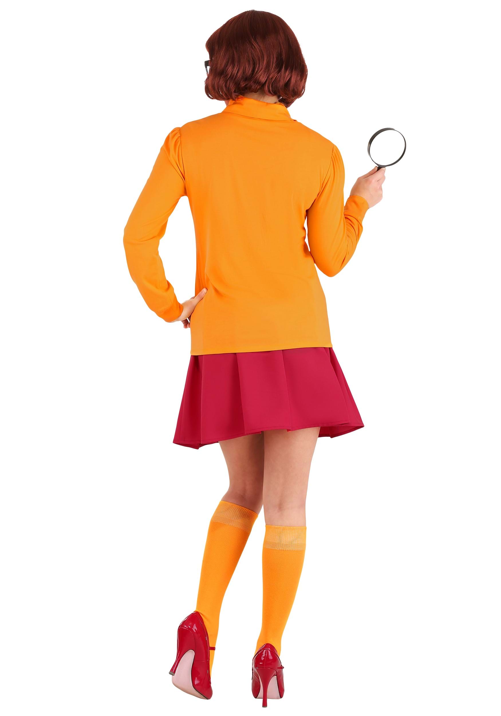 Classic Scooby Doo Velma Women's Fancy Dress Costume