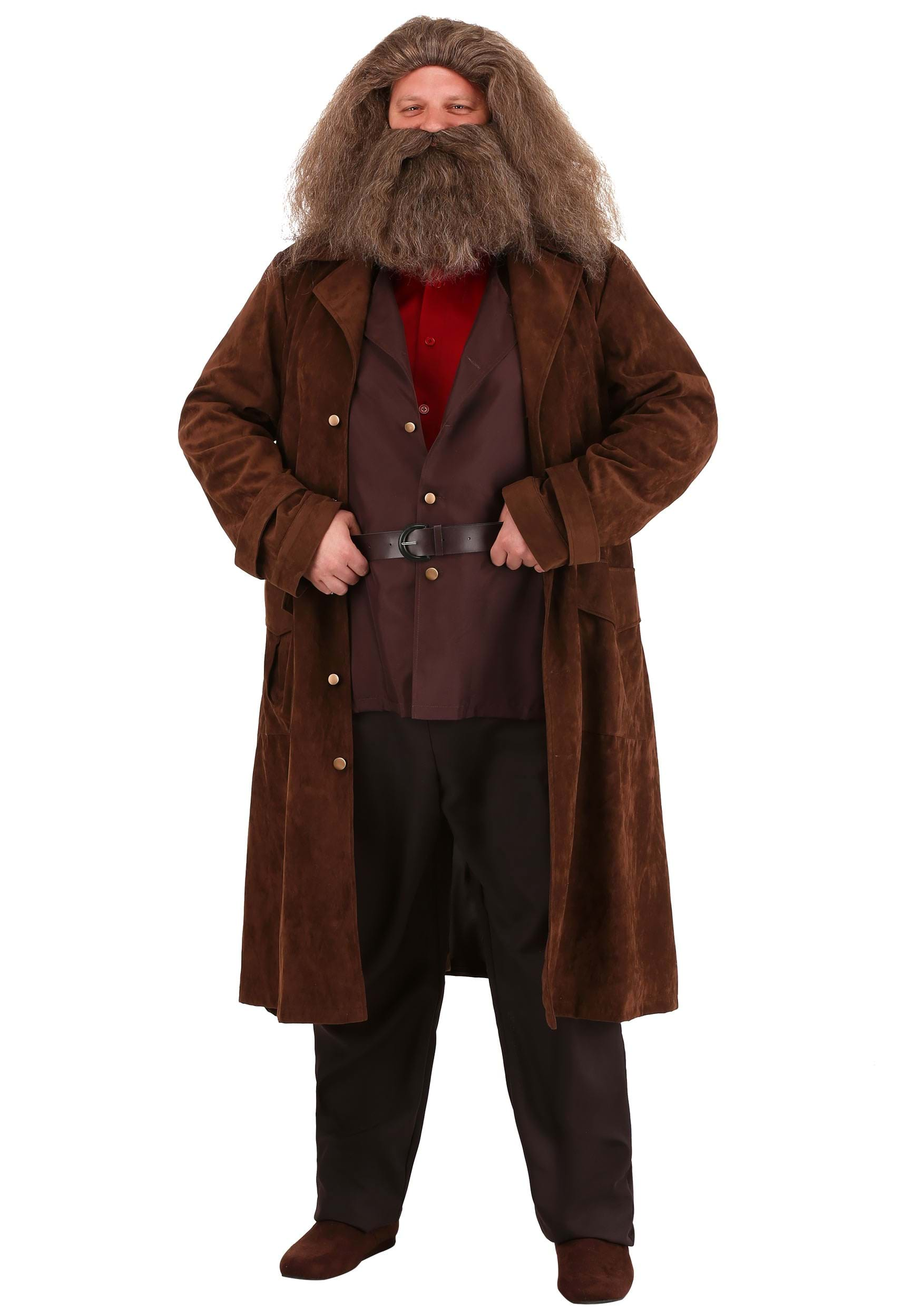 Deluxe Plus Size Harry Potter Hagrid Fancy Dress Costume