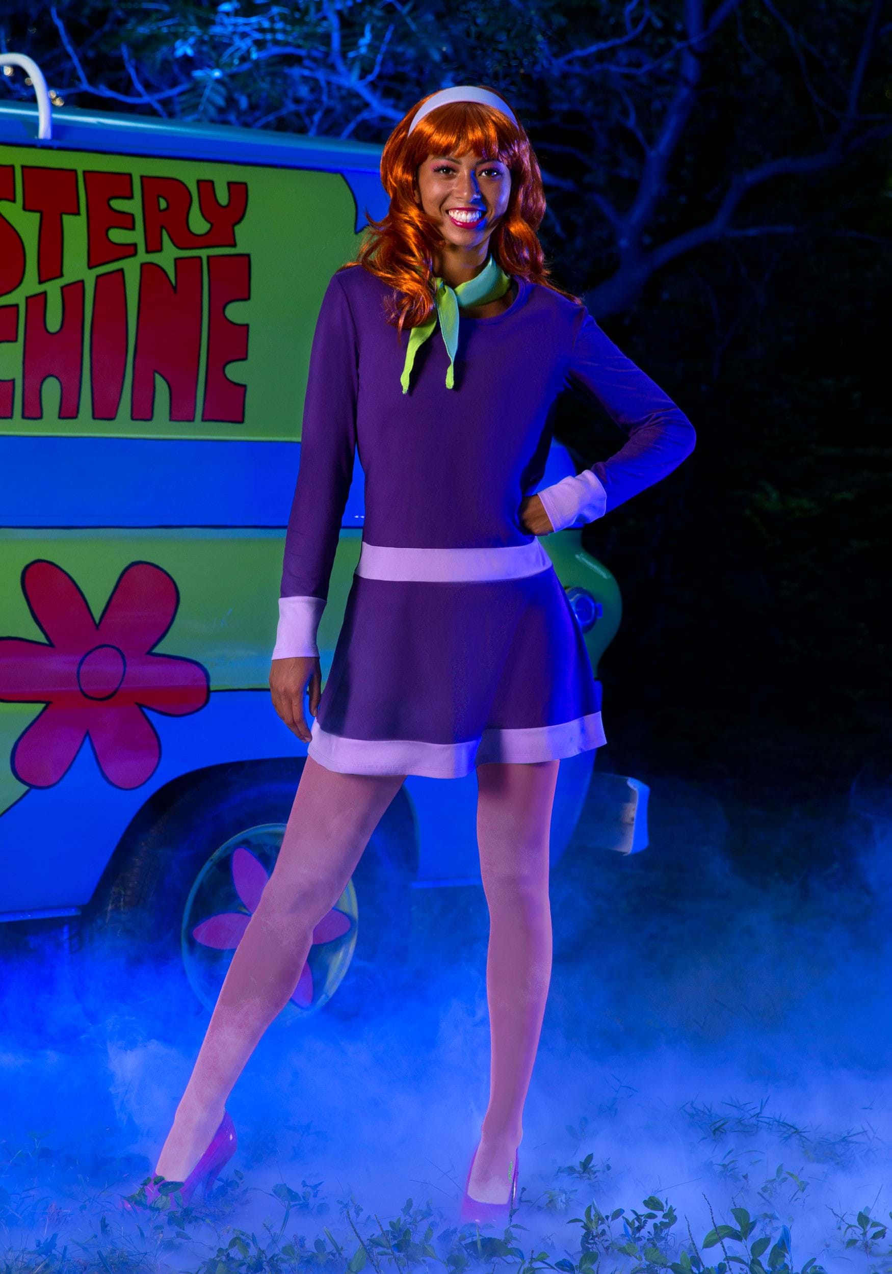 Classic Scooby Doo Daphne Women's Fancy Dress Costume