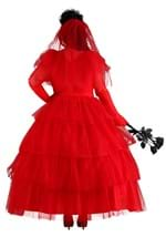 Plus Size Womens Red Wedding Dress Alt 1