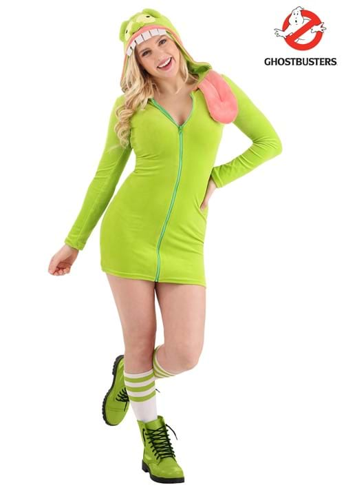 Women's Ghostbusters Slimer Hoodie Costume