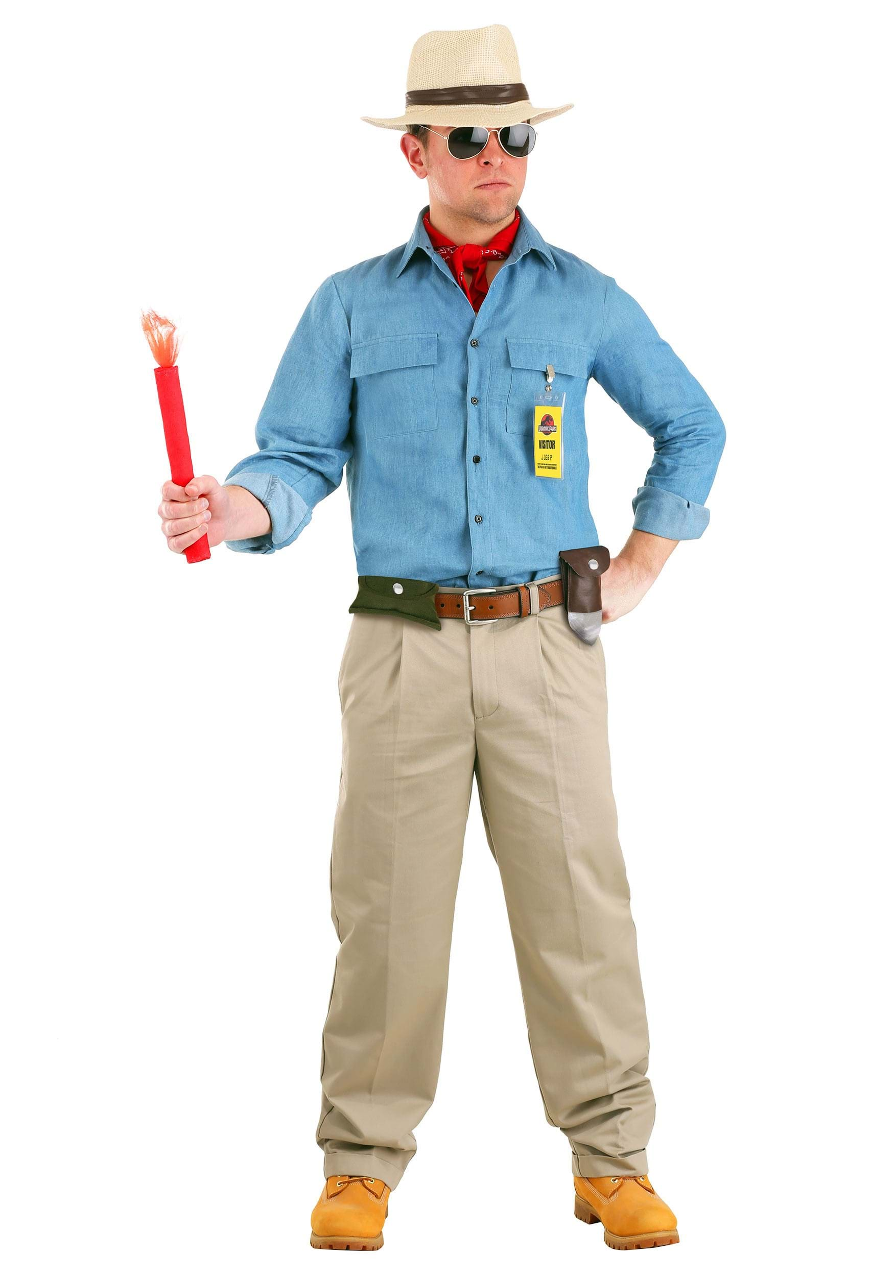 Jurassic Park Dr. Grant Men's Fancy Dress Costume