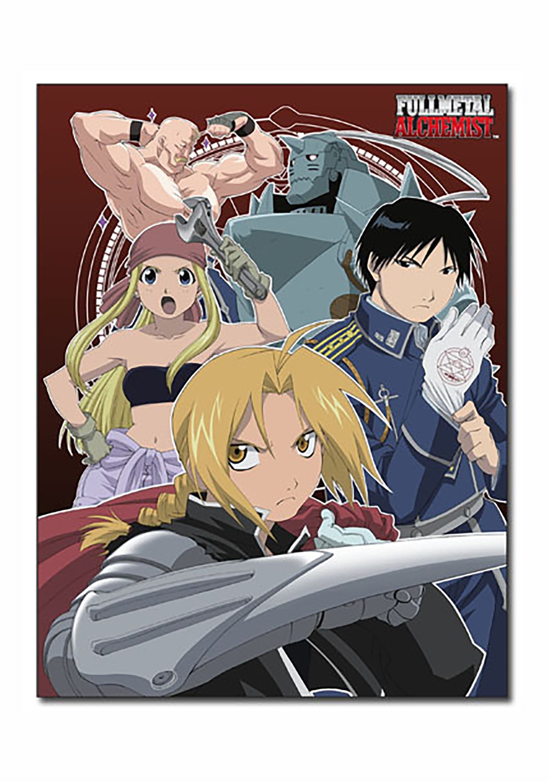 Full Metal Alchemist Sublimation- Throw Blanket