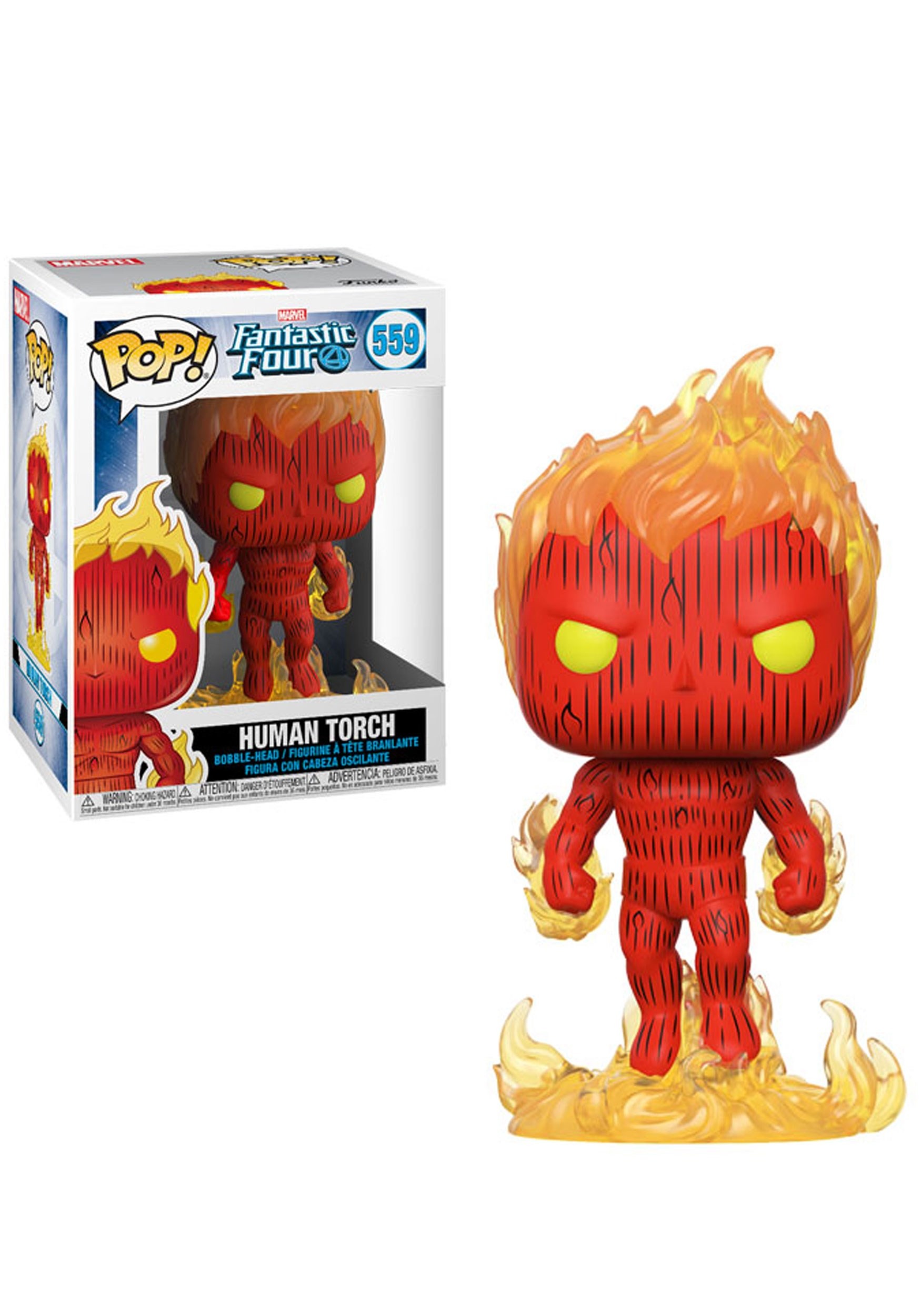 Pop! Marvel: Human Tourch - Fantastic Four