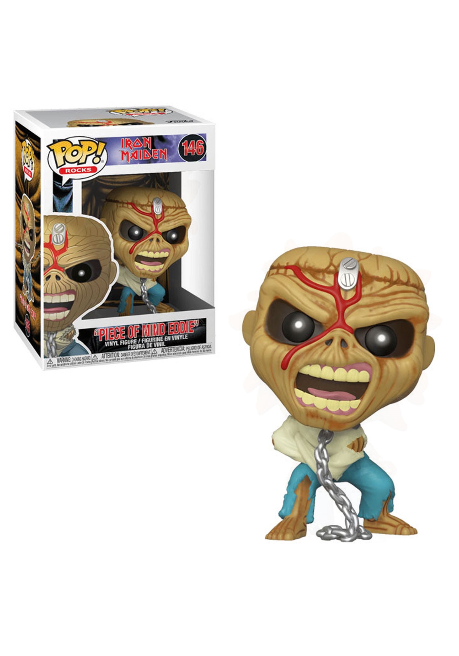 Pop! Rocks: Iron Maiden- Piece of Mind (Skeleton Eddie)