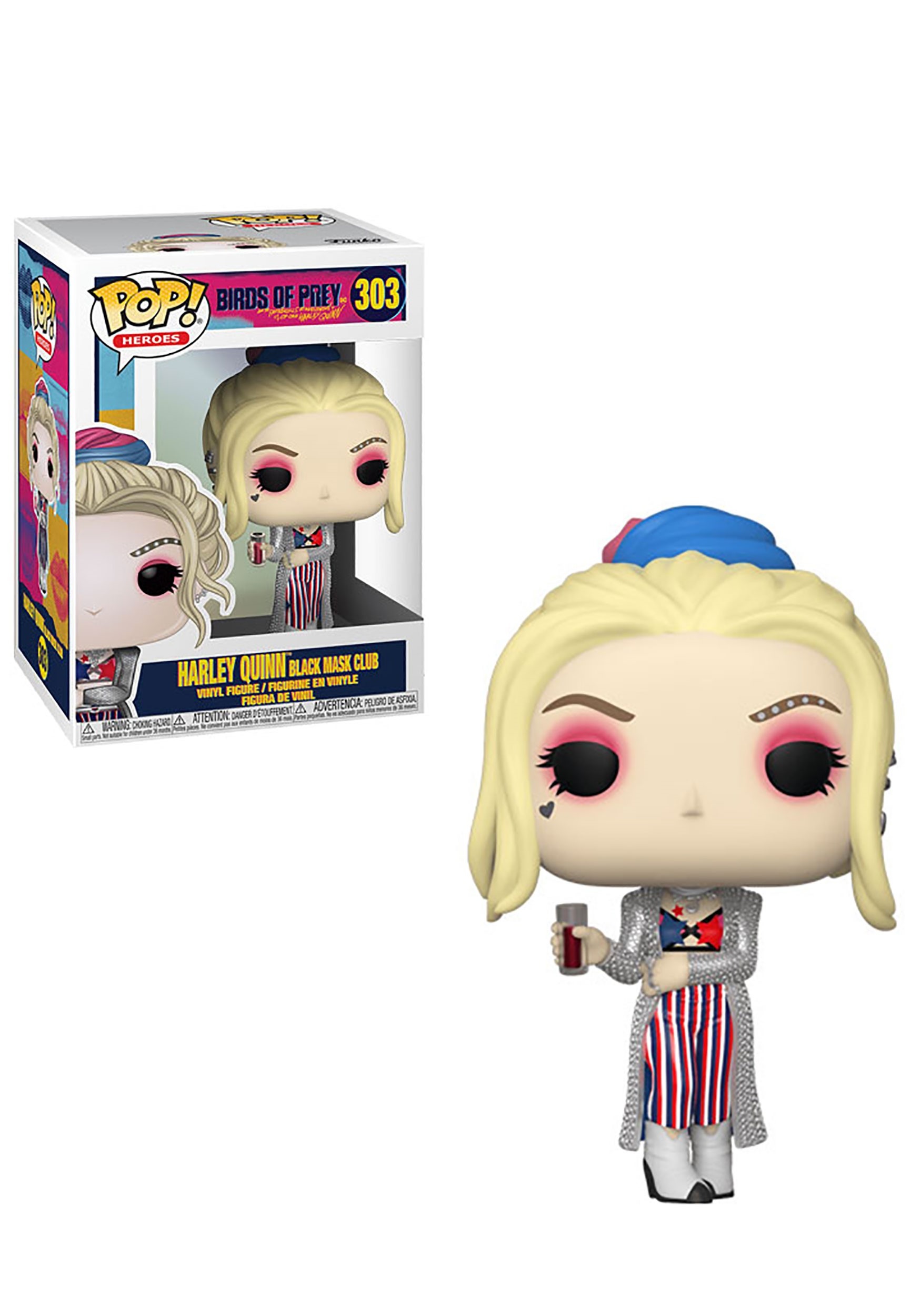 Birds of Prey- Harley Quinn (Black Mask Club) Pop! Heroes