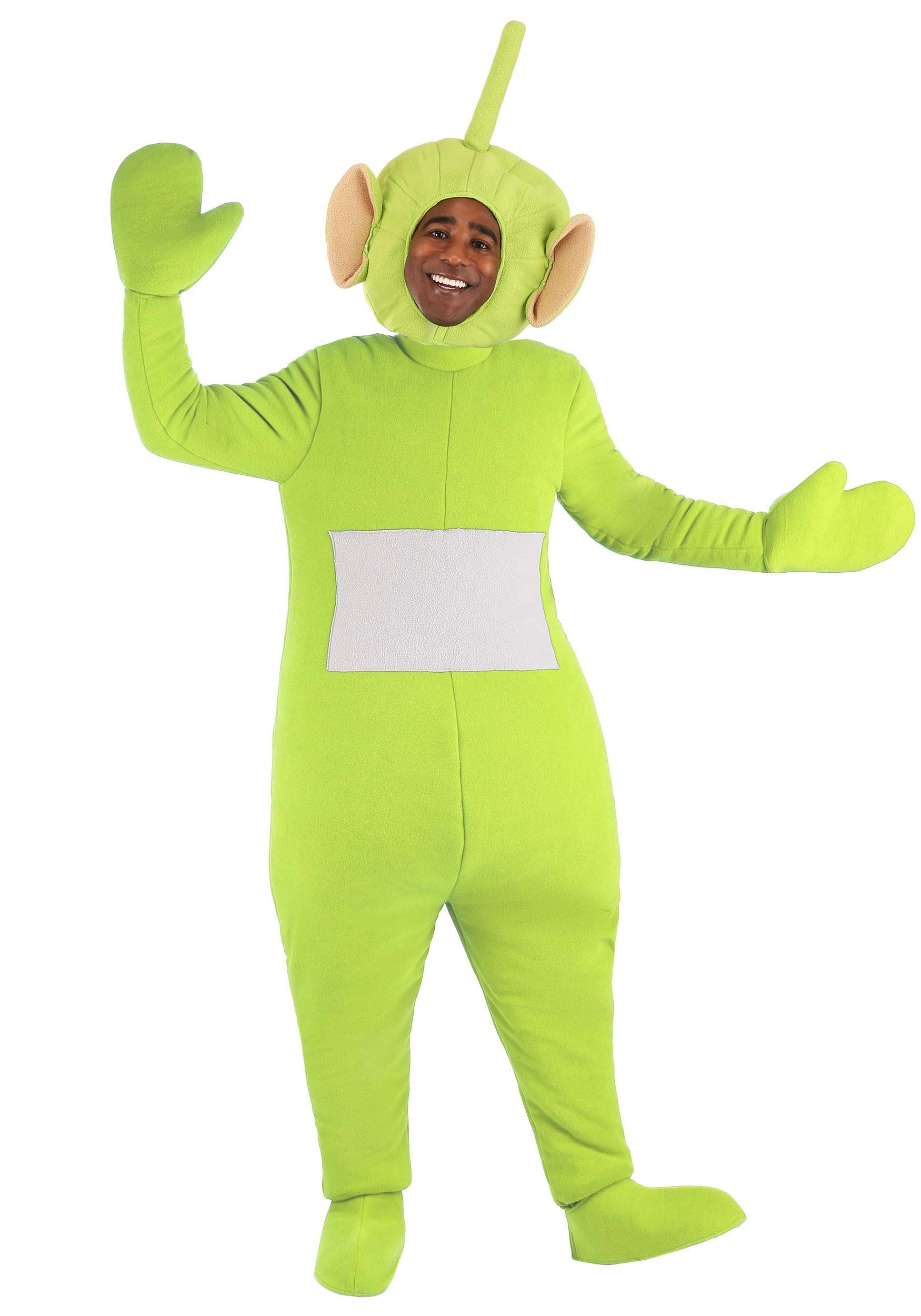 Plus Size Dipsy Teletubbies Fancy Dress Costume for Adults