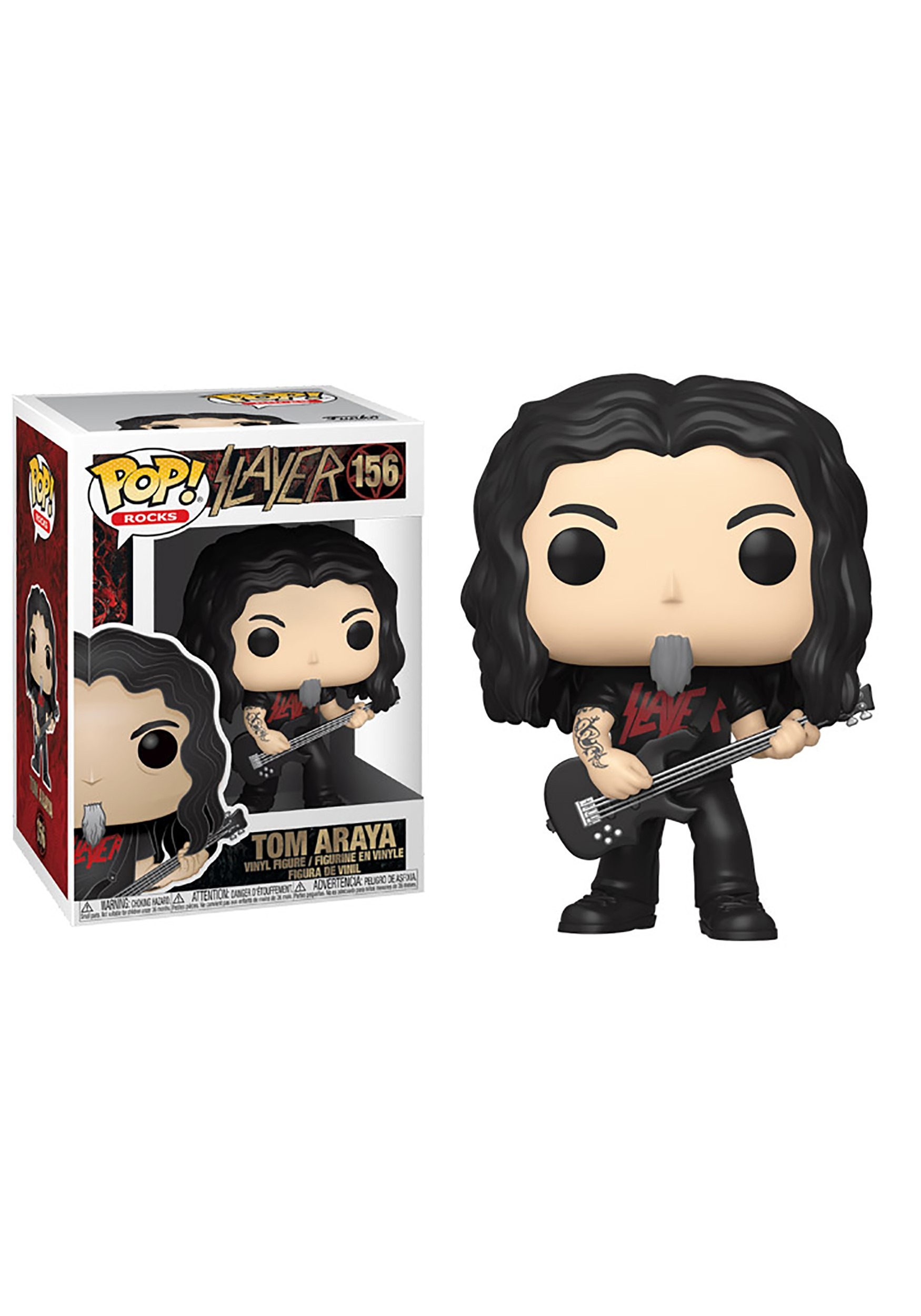 POP Rocks: Slayer - Tom Araya Vinyl Figure