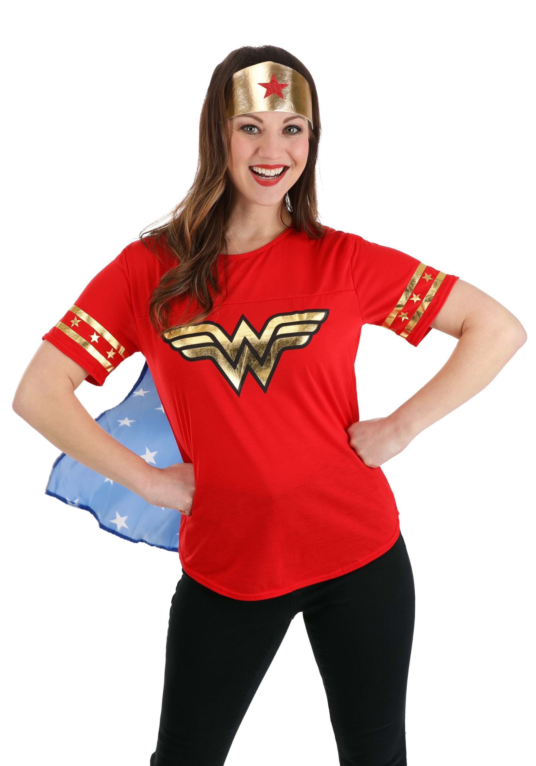 Women's Wonder Woman Casual Fancy Dress Costume